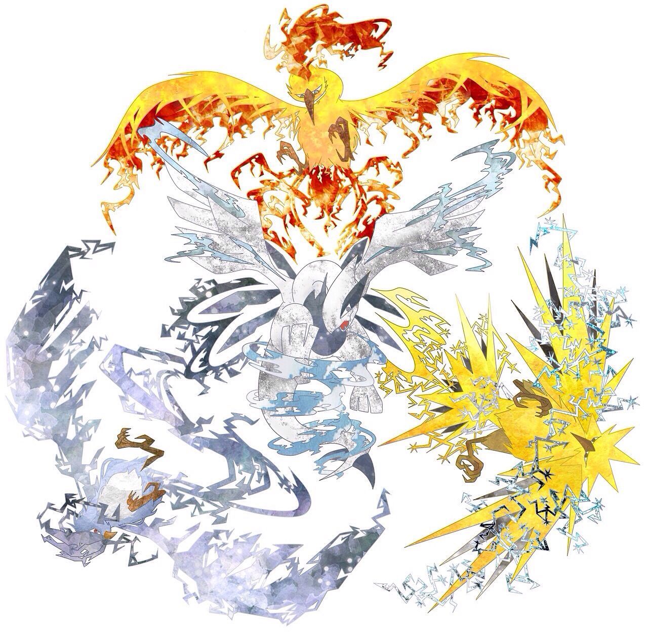 Legendary Bird Pokémon Wallpapers Wallpaper Cave