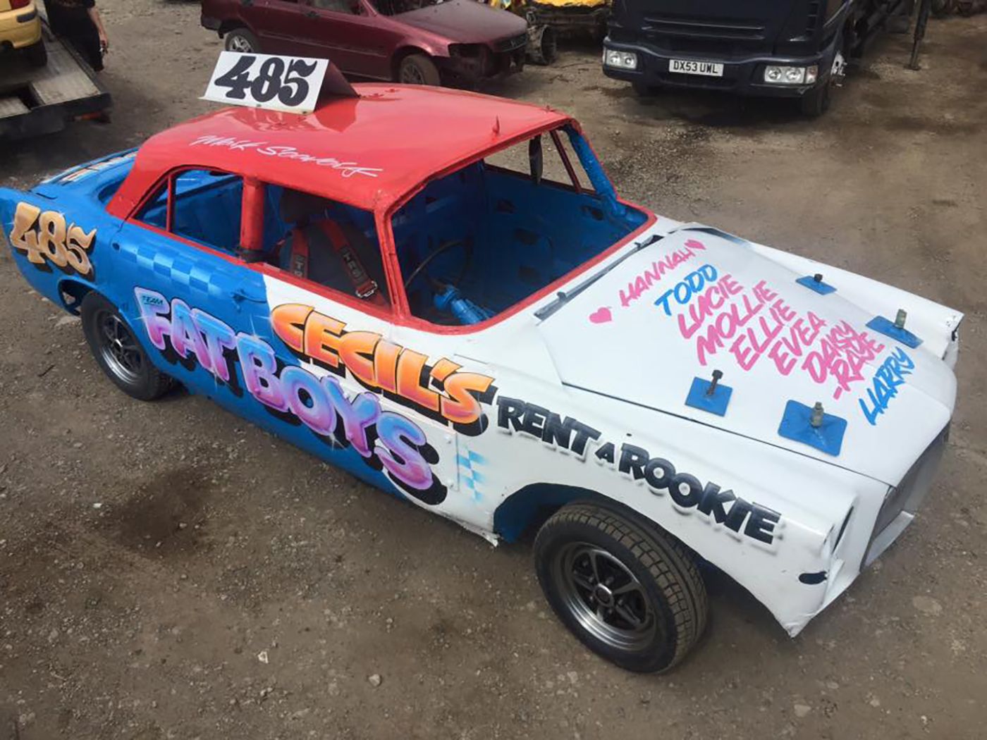 Banger Racing Galleries. Cecil's Rent A Rookie