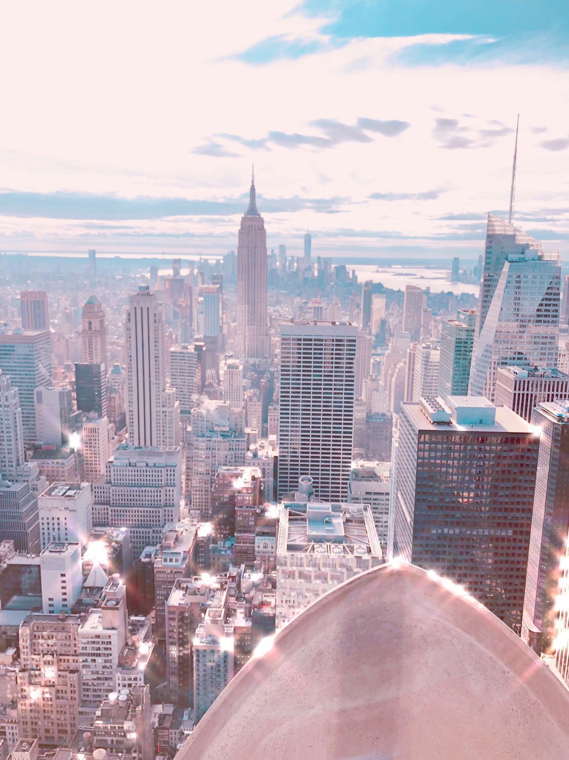 New York City Rockefeller Top of the Rock. Aesthetic picture, Picture collage wall, Aesthetic wallpaper