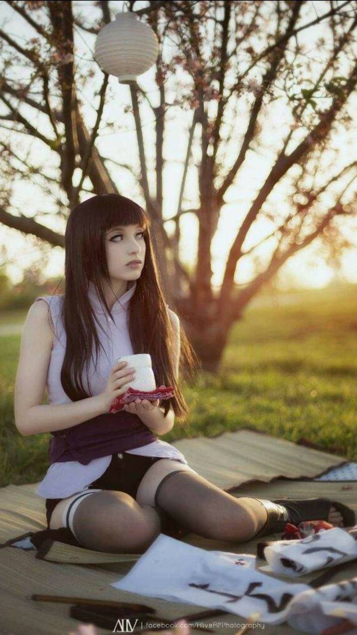 Hinata Cosplay Cute wallpaper