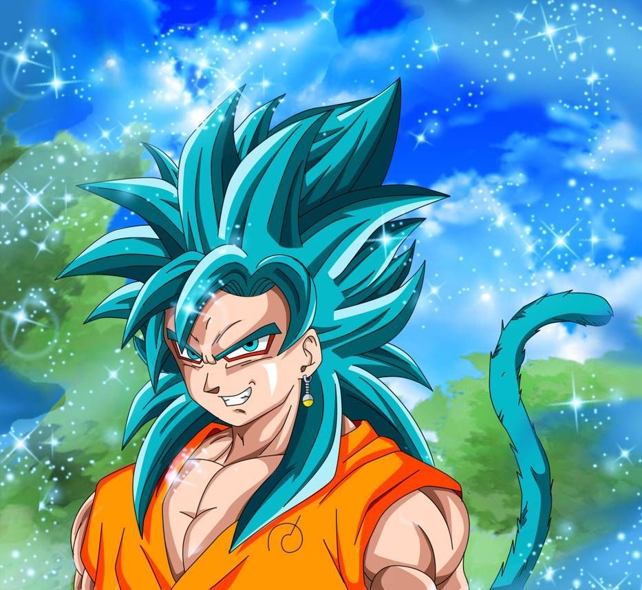 Goku SSGSS and Goku SSJ4 fusion by Majingokuable. Goku, Anime dragon ball super, Dragon ball art