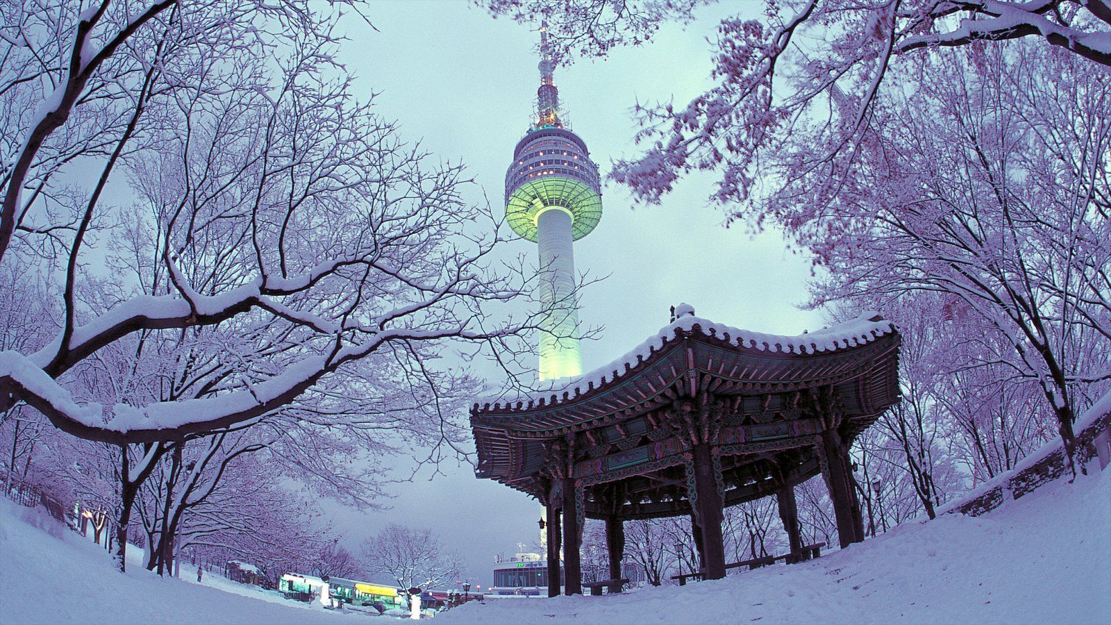 South Korea in Winter HD Wallpaper Free South Korea in Winter HD Background