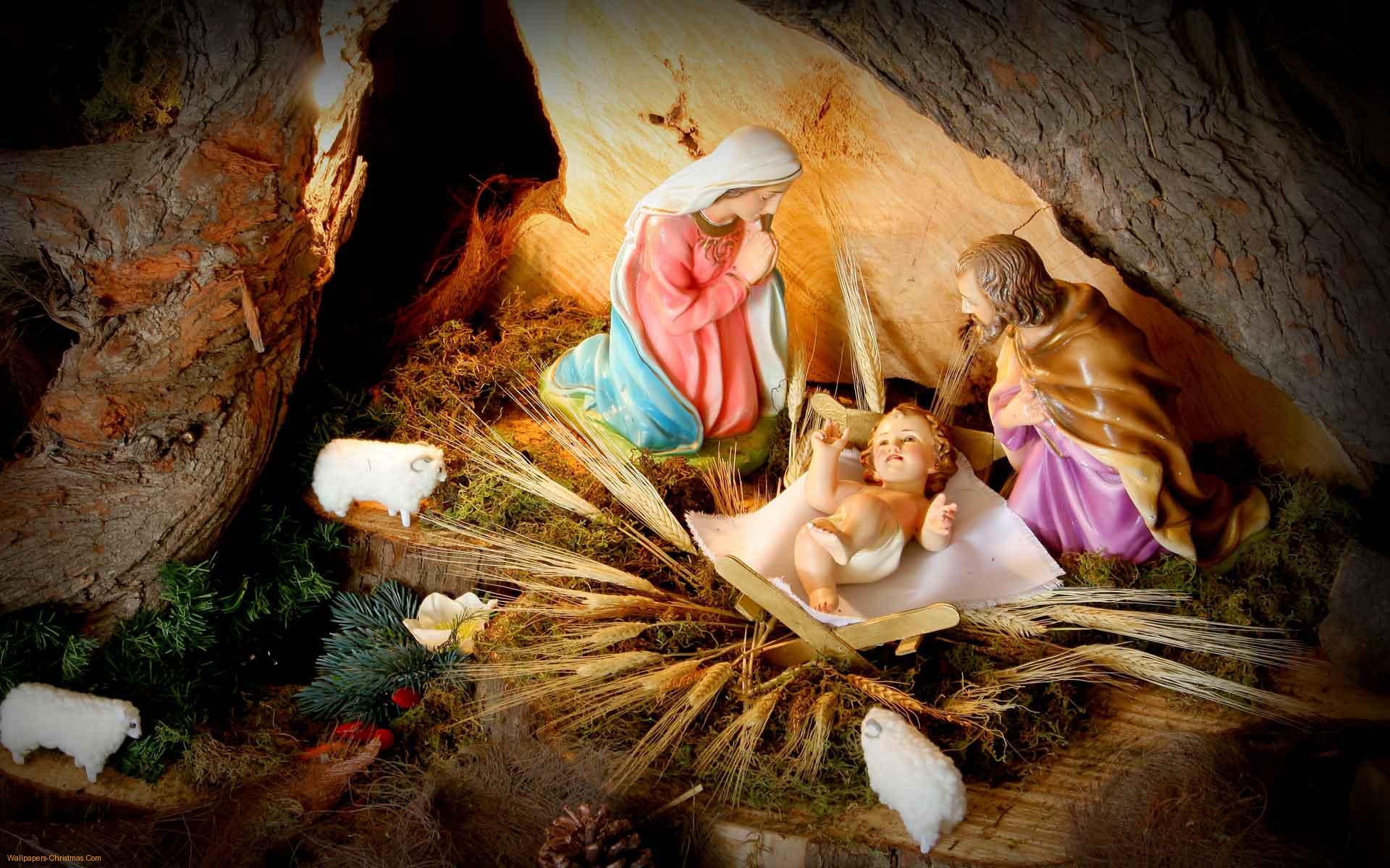 Nativity Scene Desktop Wallpaper