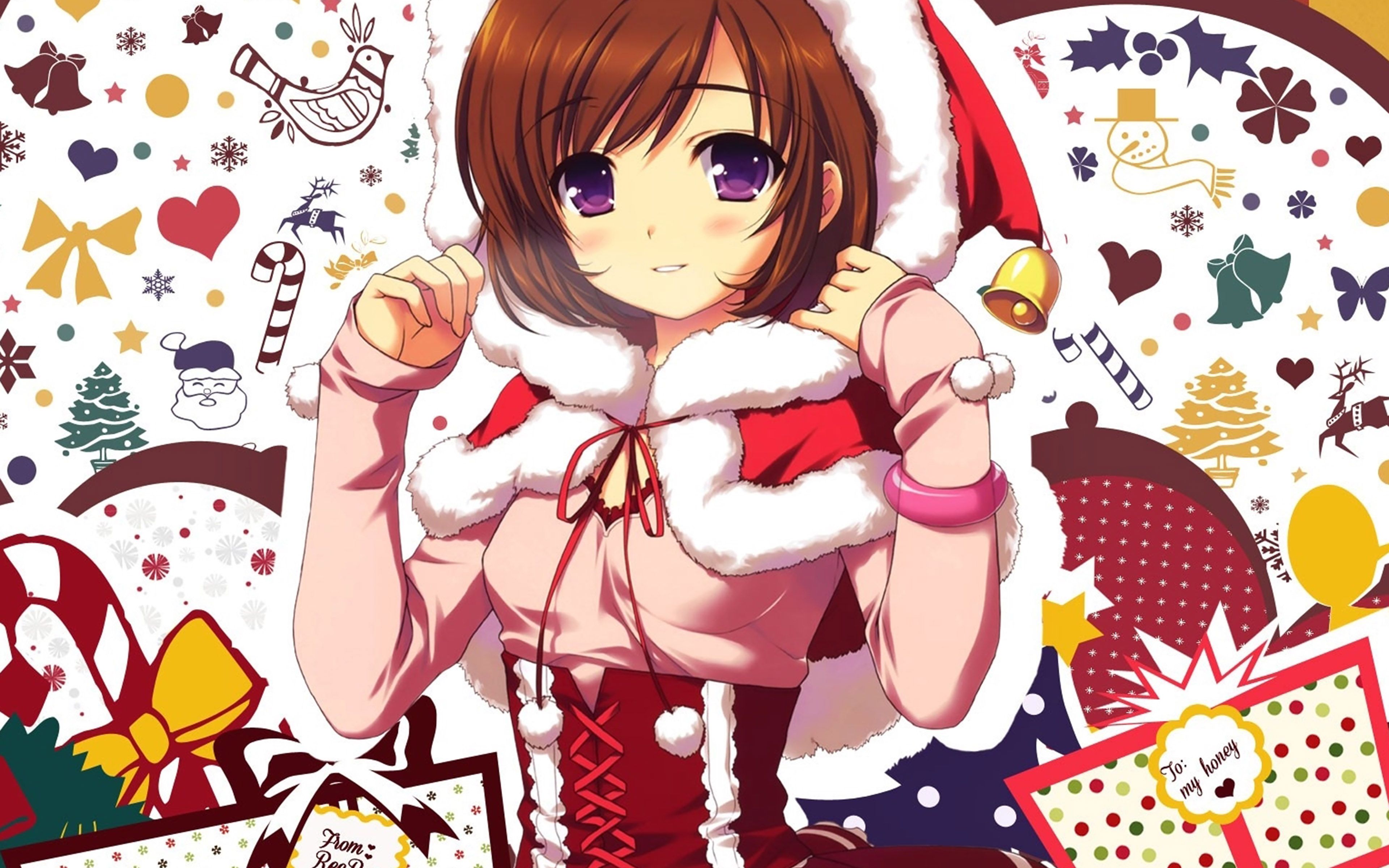 20+ Anime Christmas Wallpapers 4k