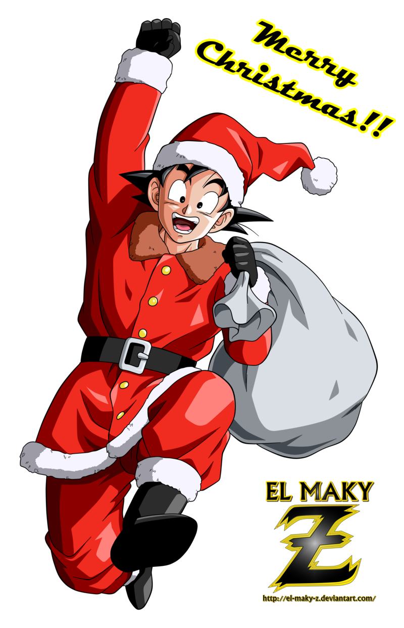 Santa Goku Christmas!!. Dragon .com