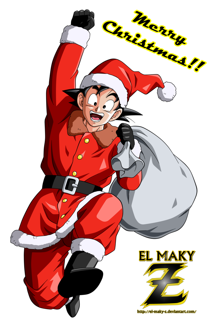 Santa Goku Christmas!!. Dragon .com