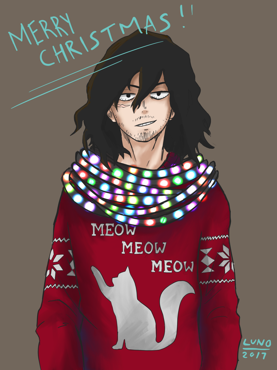 I Love Aizawa Shouta Doodles: Merry Christmas!