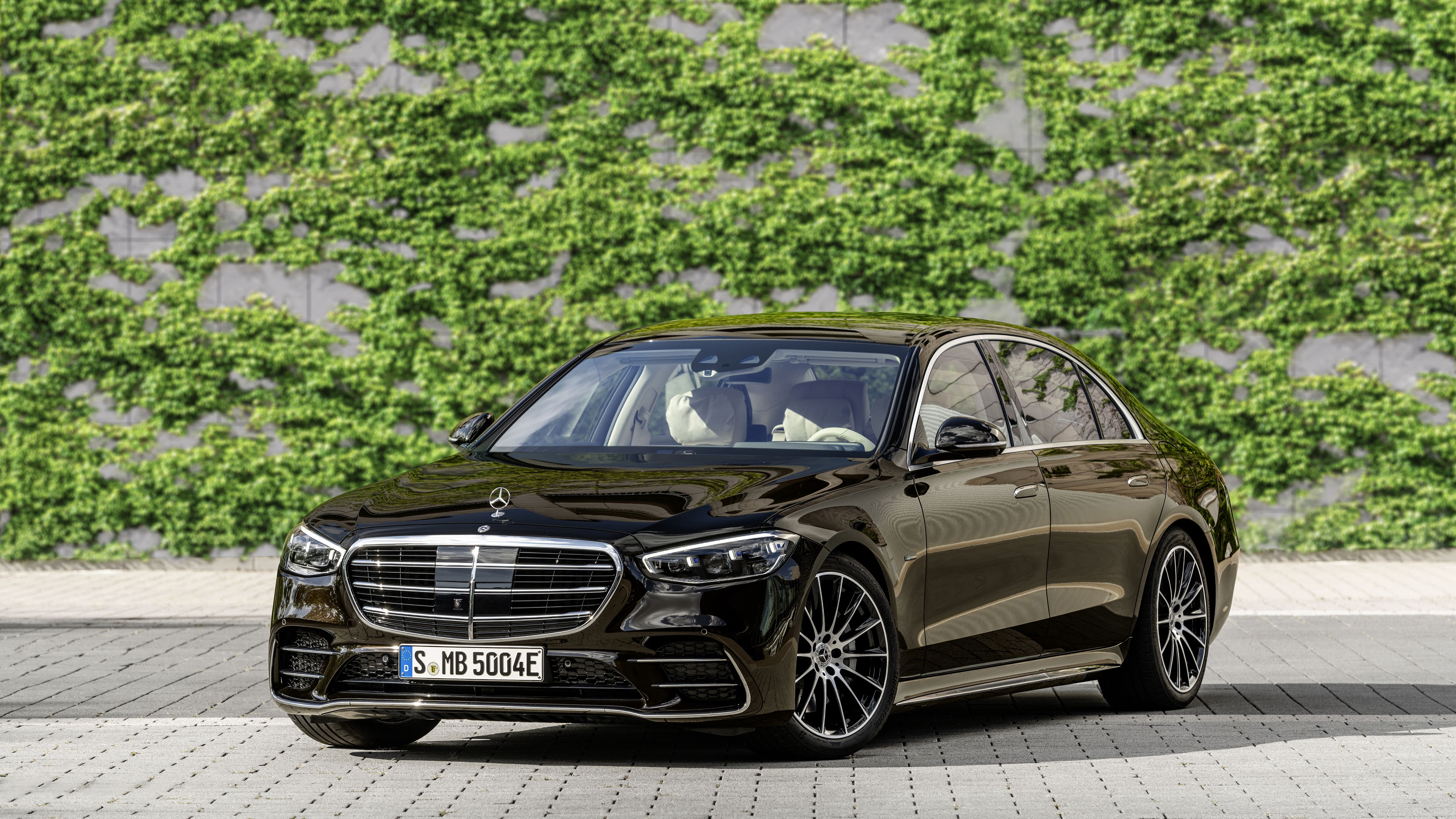 Mercedes Benz S 580 E Lang AMG Line 2021 5K Wallpaper. HD Car Wallpaper