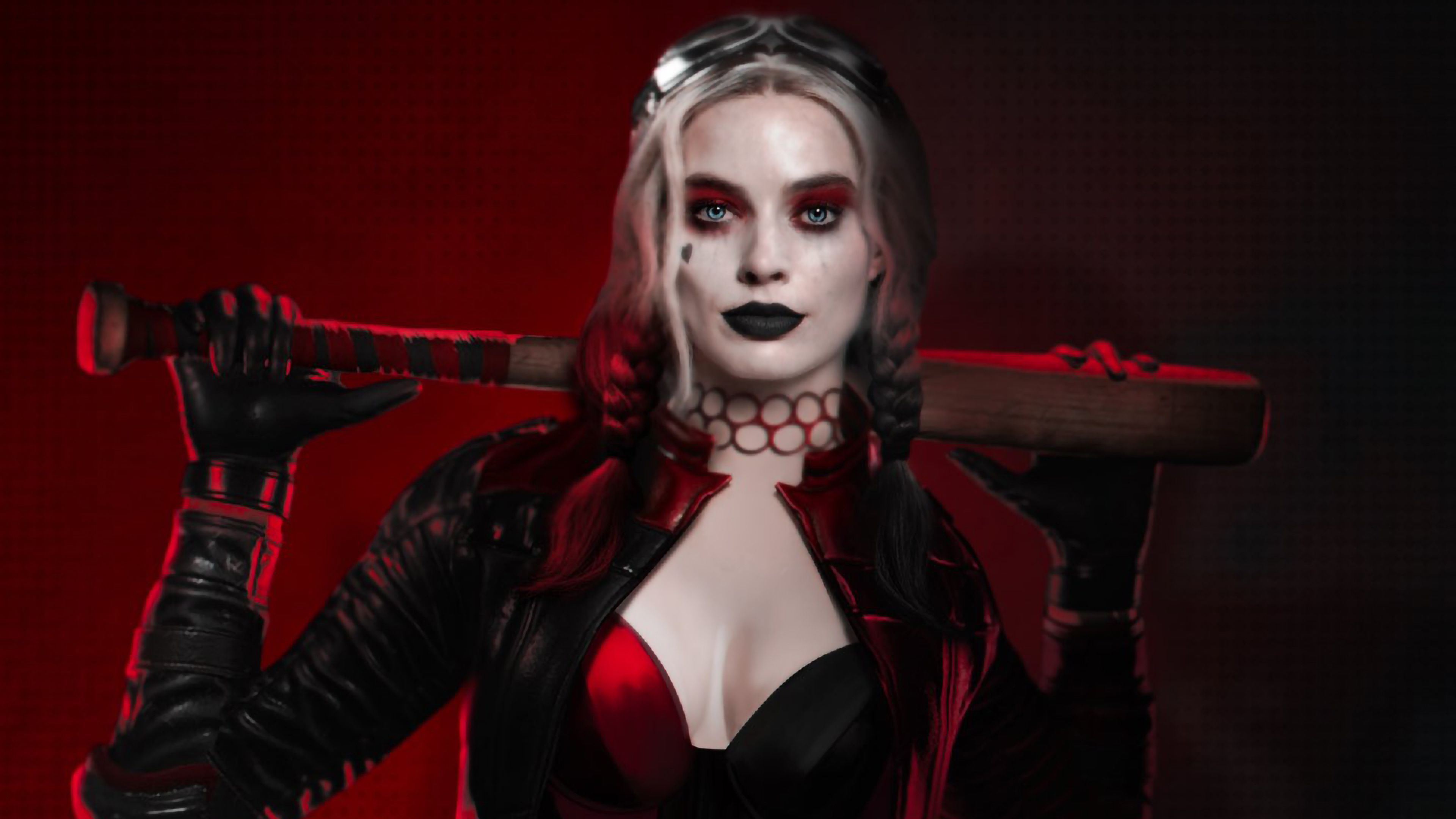 Margot Robbie as Harley Quinn The Suicide Squad 4K Wallpaper, HD Movies 4K Wallpaper, Image, Photo and Background