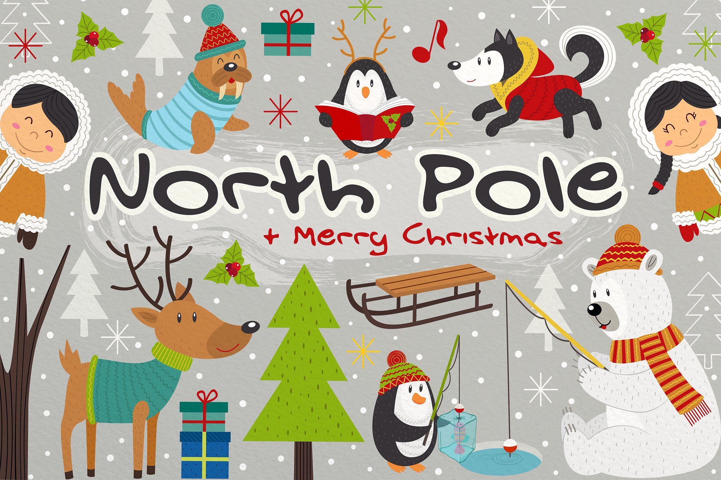 North Pole and Merry Christmas. Merry christmas wallpaper, Christmas wallpaper background, Christmas characters