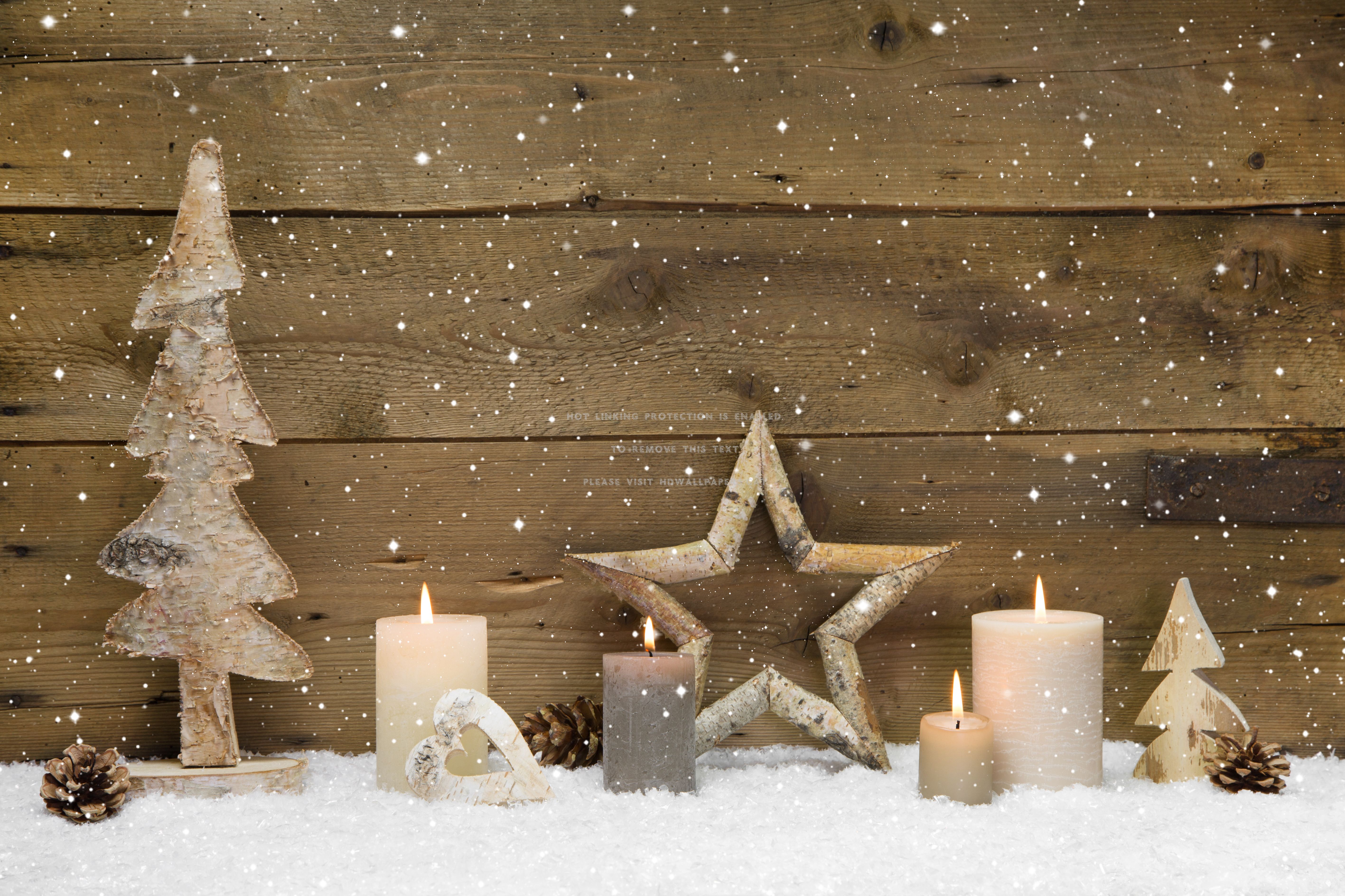 rustic christmas* decorations stars winter