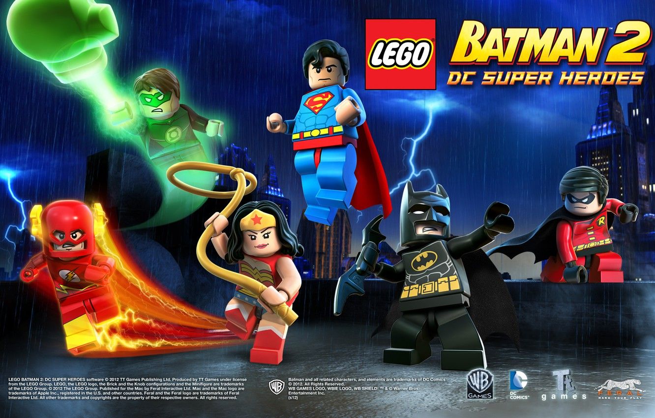 Wallpaper batman, lego, flash, robin image for desktop, section игры