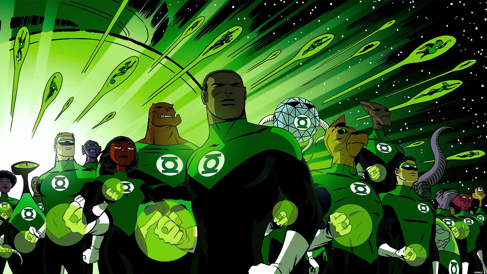 Green Lantern Corps Wallpaper & Background Download