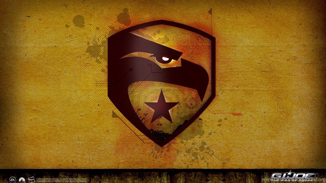 Gi Joe Eagle Logo Widescreen Wallpaper Desktop Background
