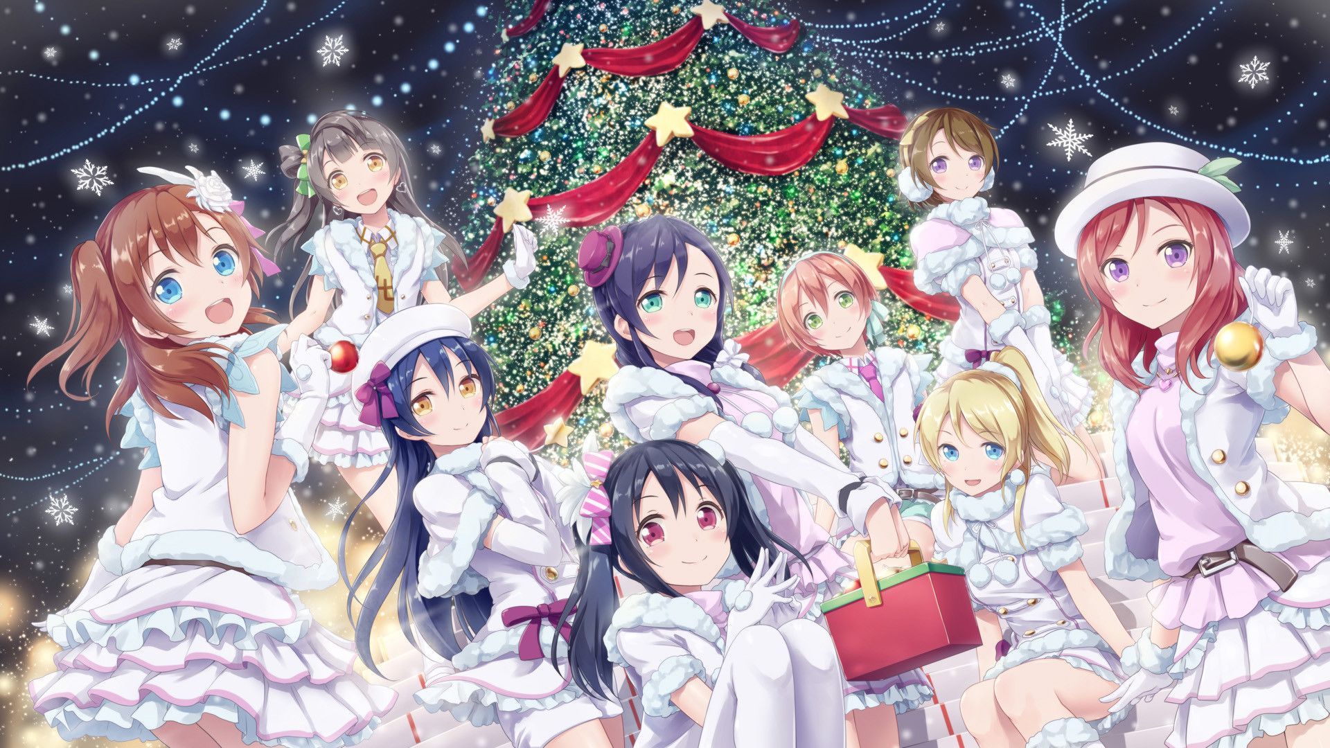 Anime wallpaper. Anime christmas, Anime love, Anime characters