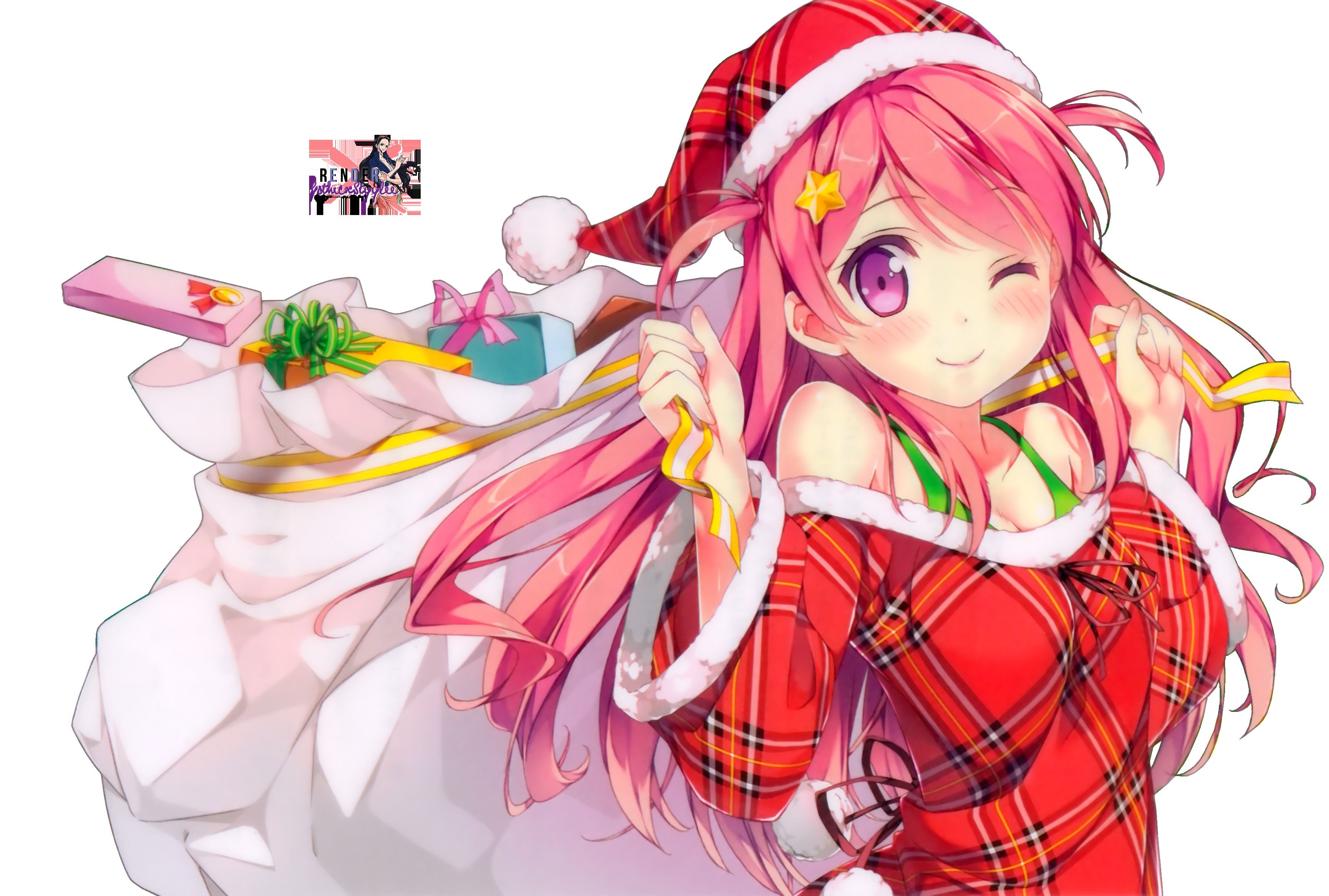 Anime Christmas Girl