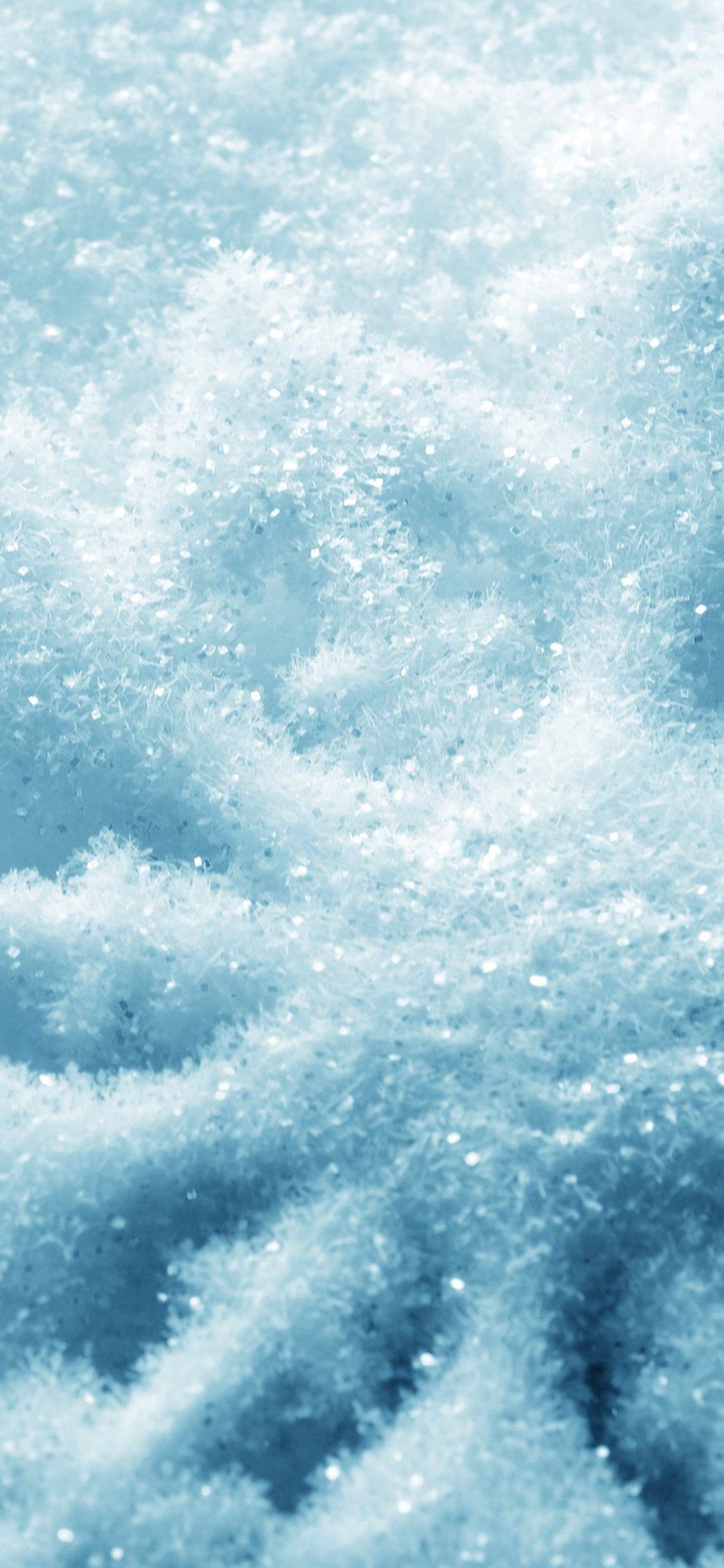 Snow Close up iPhone X Wallpaper Free Download