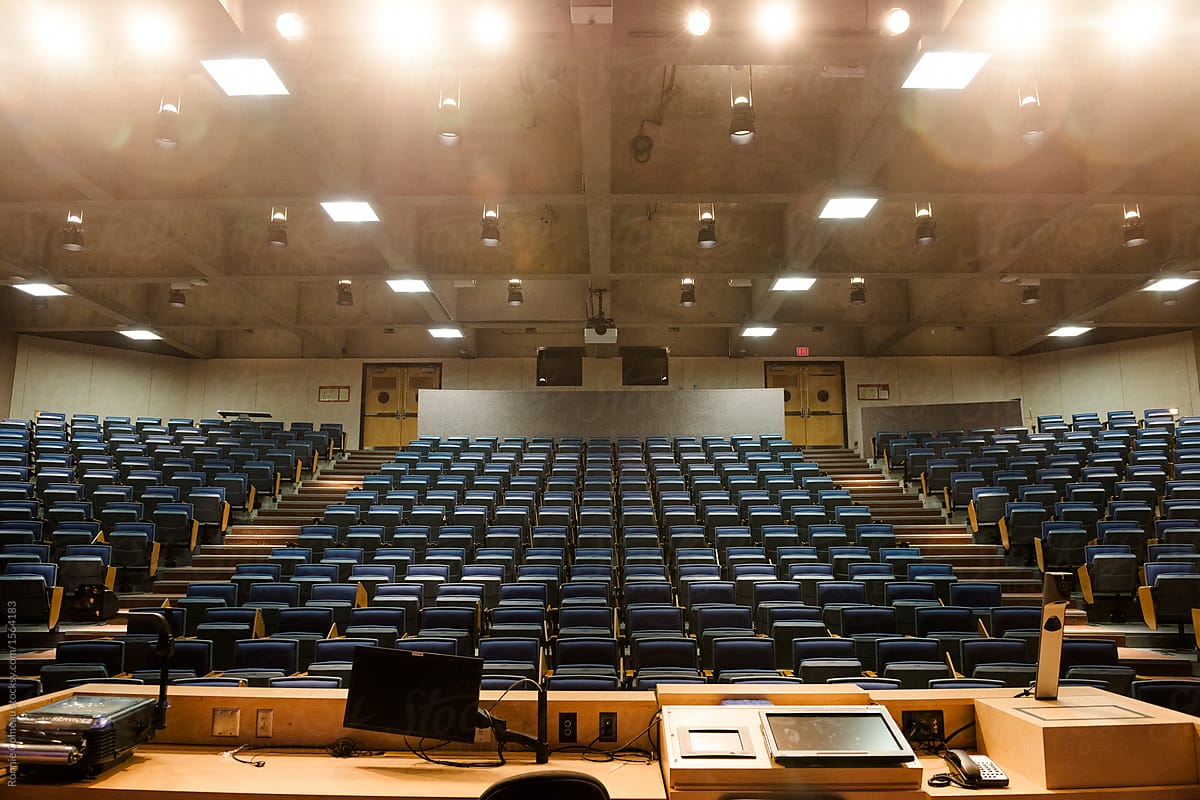University Lecture Hall by Ronnie Comeau, Classroom