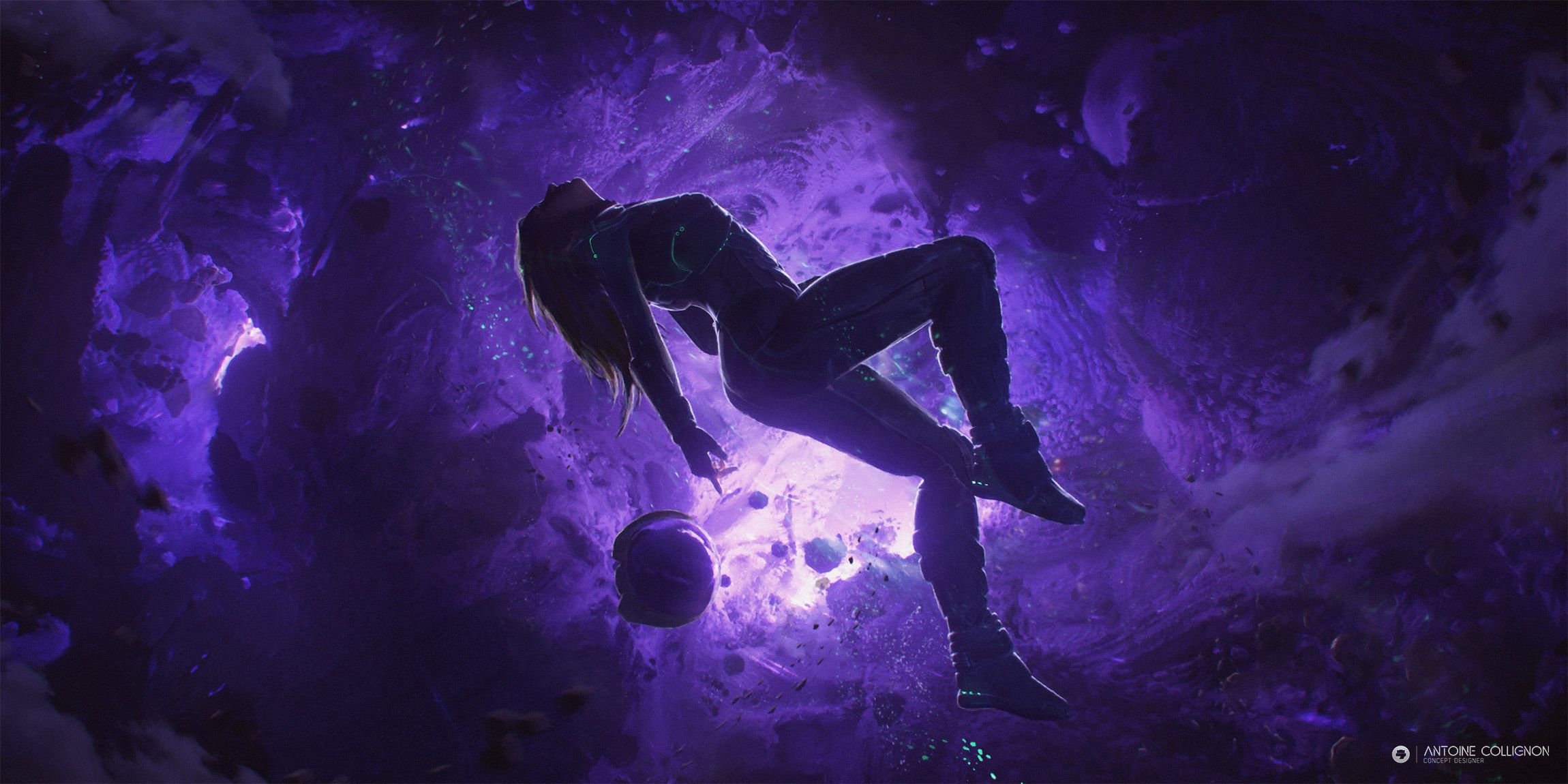 Artistic Girl Purple Space Space Suit, HD Artist, 4k Wallpaper, Image, Background, Photo and Picture