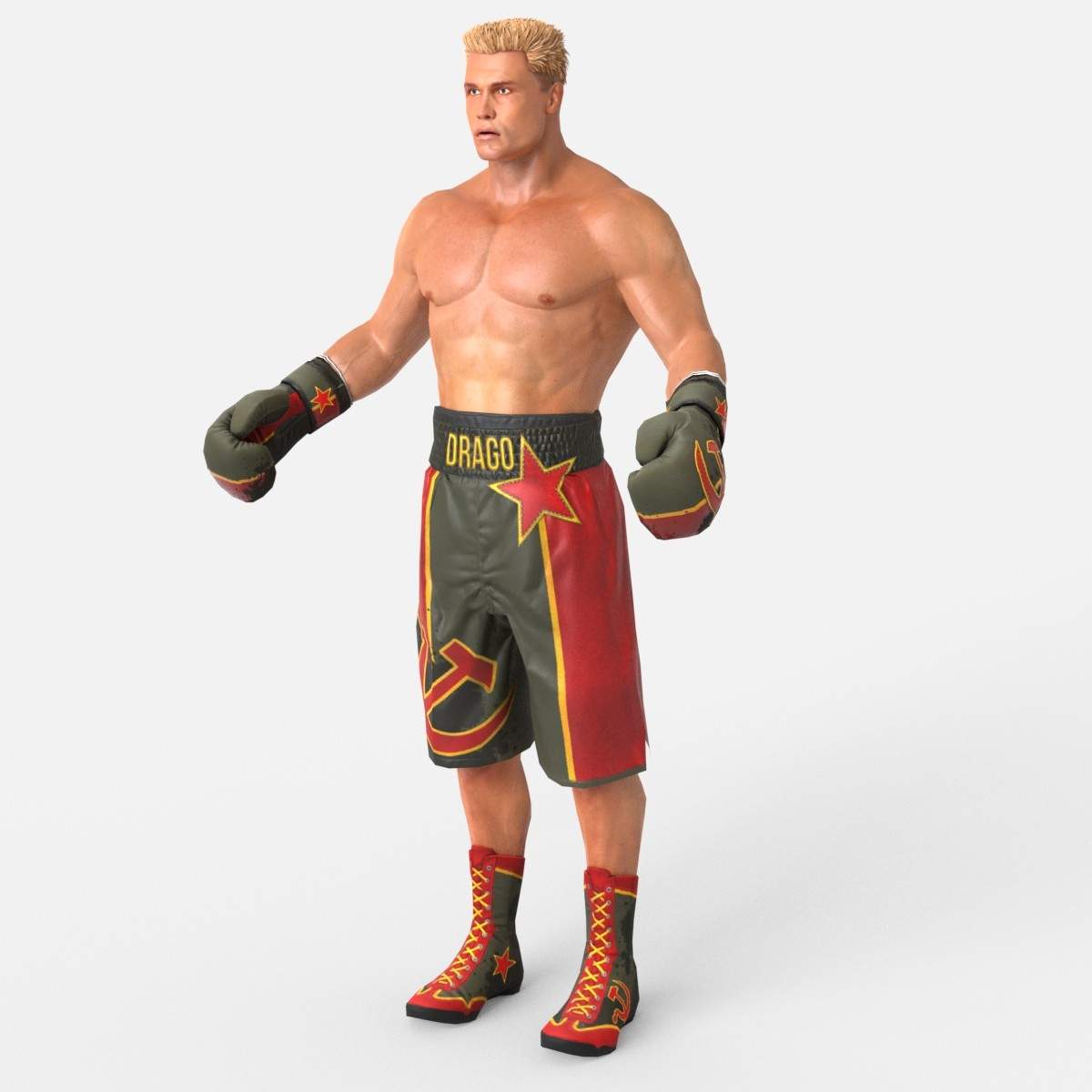 Ivan Drago from Real Boxing Free 3D Model