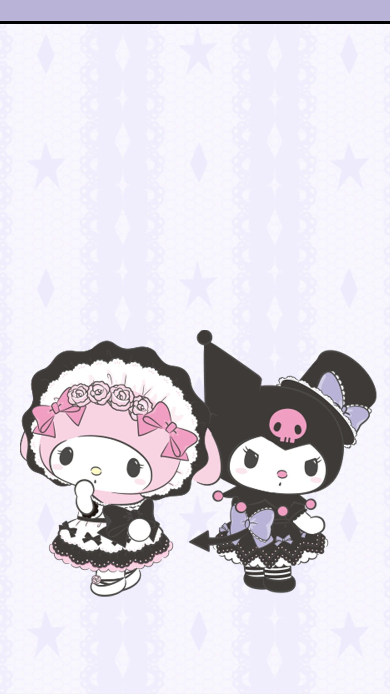 requests r closed   750x1334 my melody and kuromi wallpapers for