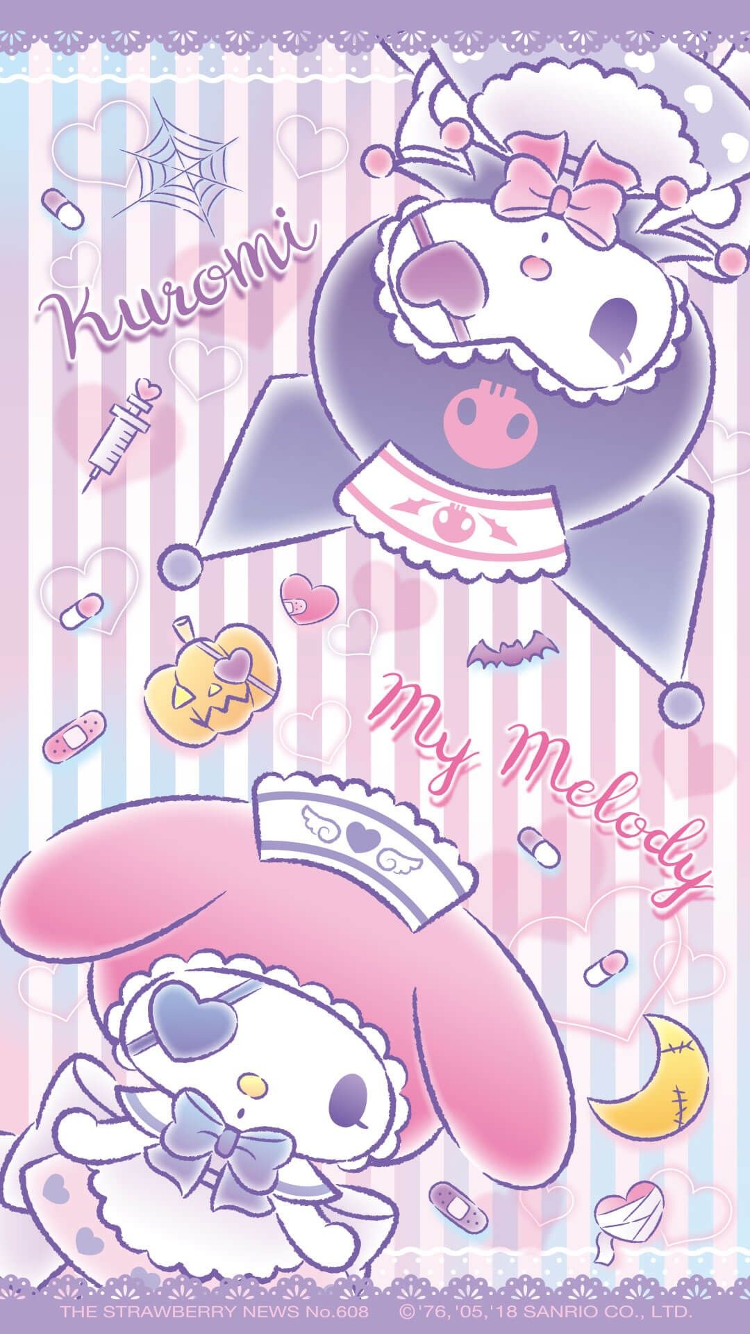 Kuromi X My Melody Wallpaper - bmp-troll