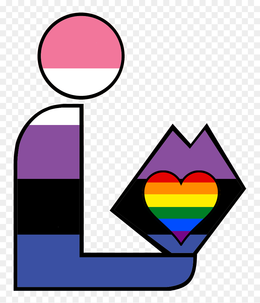 Genderfluid Gay Pride Library Logo X Gender Fluid Flag, HD Png Download
