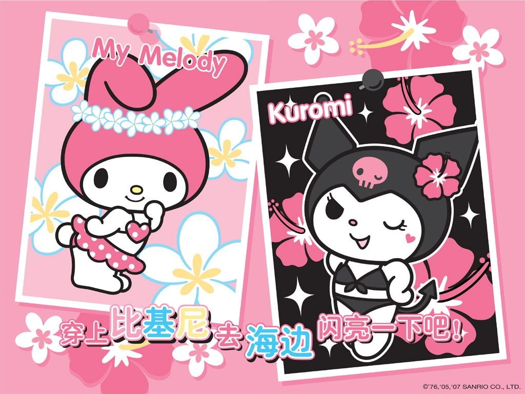 My Melody & Kuromi Melody Wallpaper Kuromi