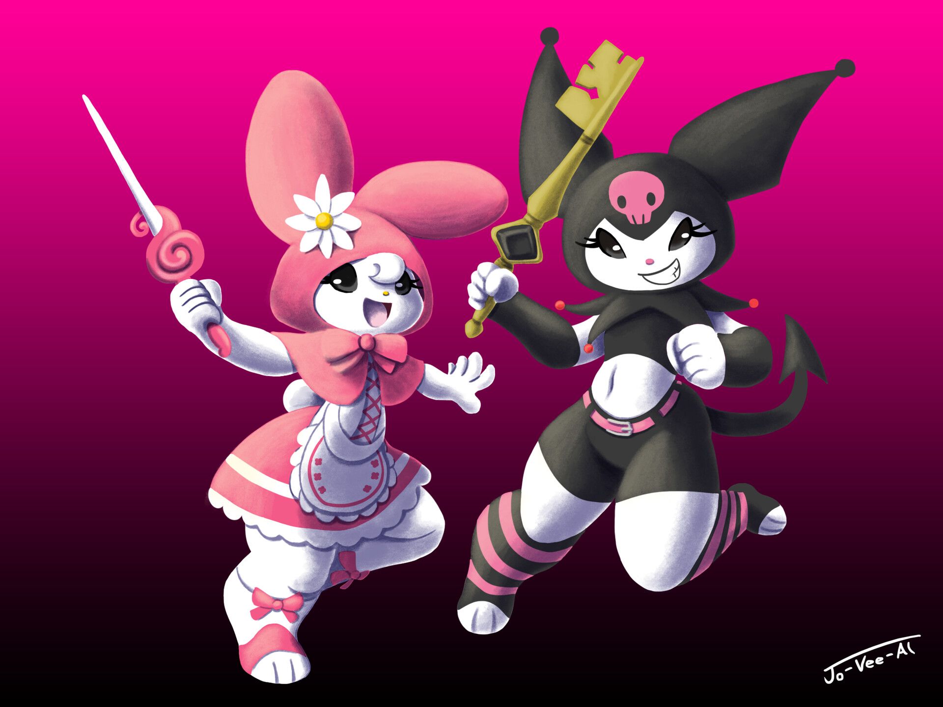 My Melody And Kuromi, Jo Vee Al