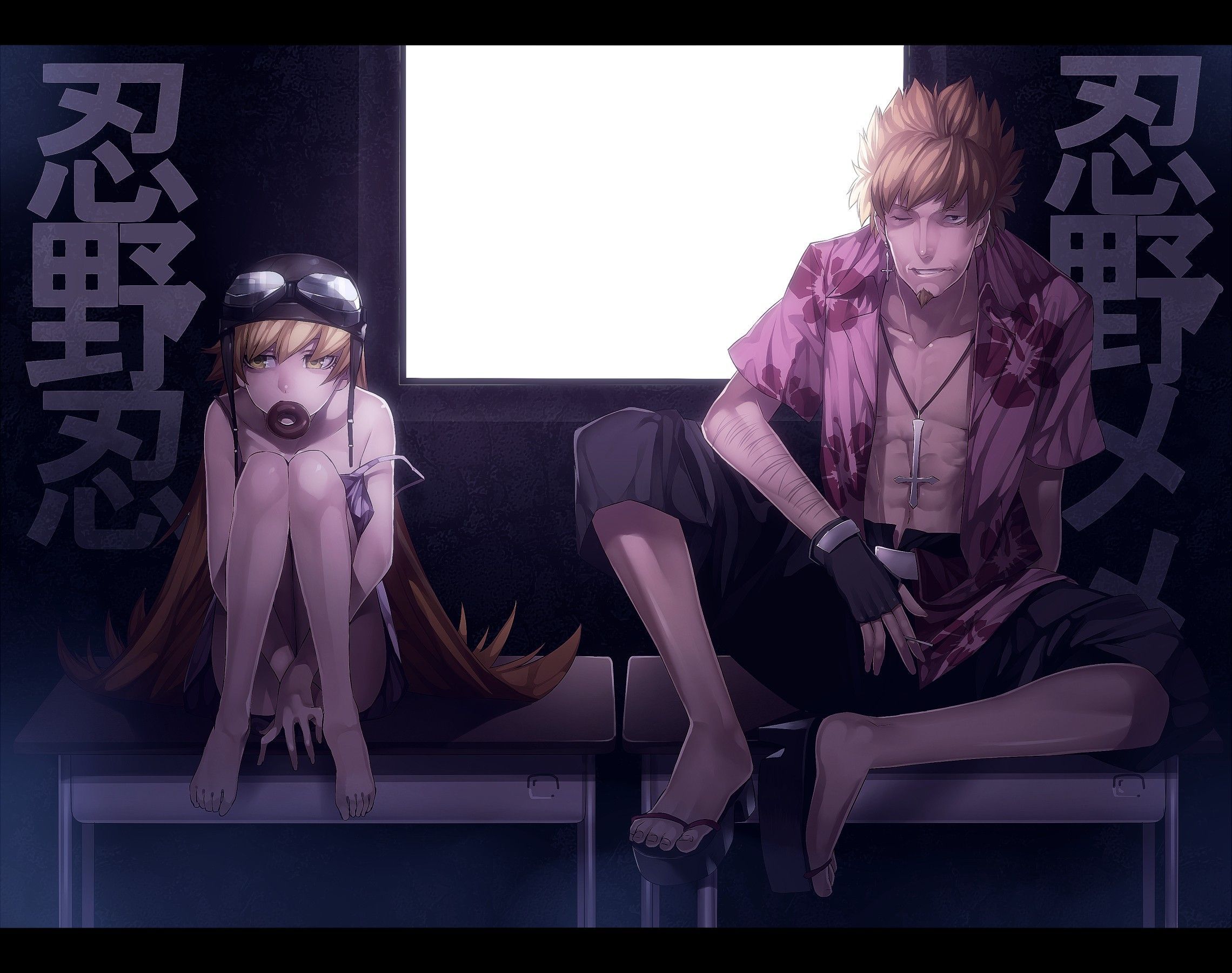 Monogatari Series, #Bakemonogatari, #Oshino Meme, #Oshino Shinobu. Wallpaper No. 208118. Anime, Anime artwork, Artistic wallpaper