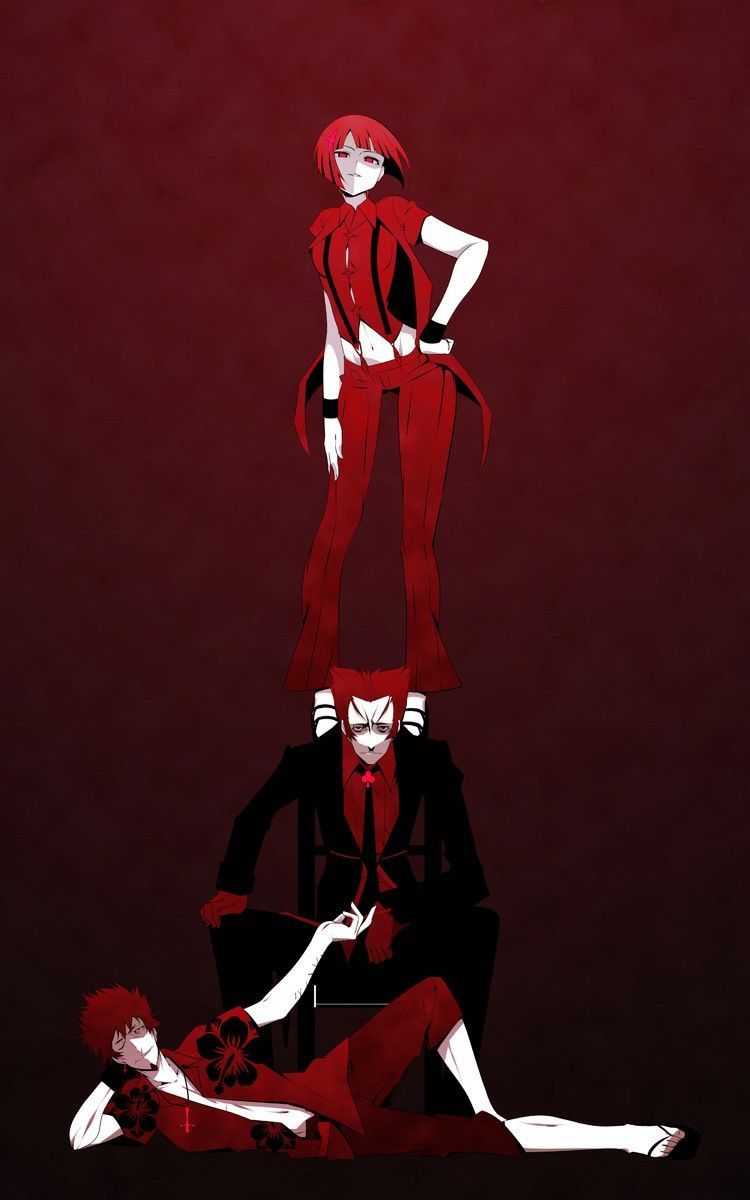 Hitoshi Shinso, Deishuu Kaiki & Meme Oshino. Anime, Personagens, Design de personagens