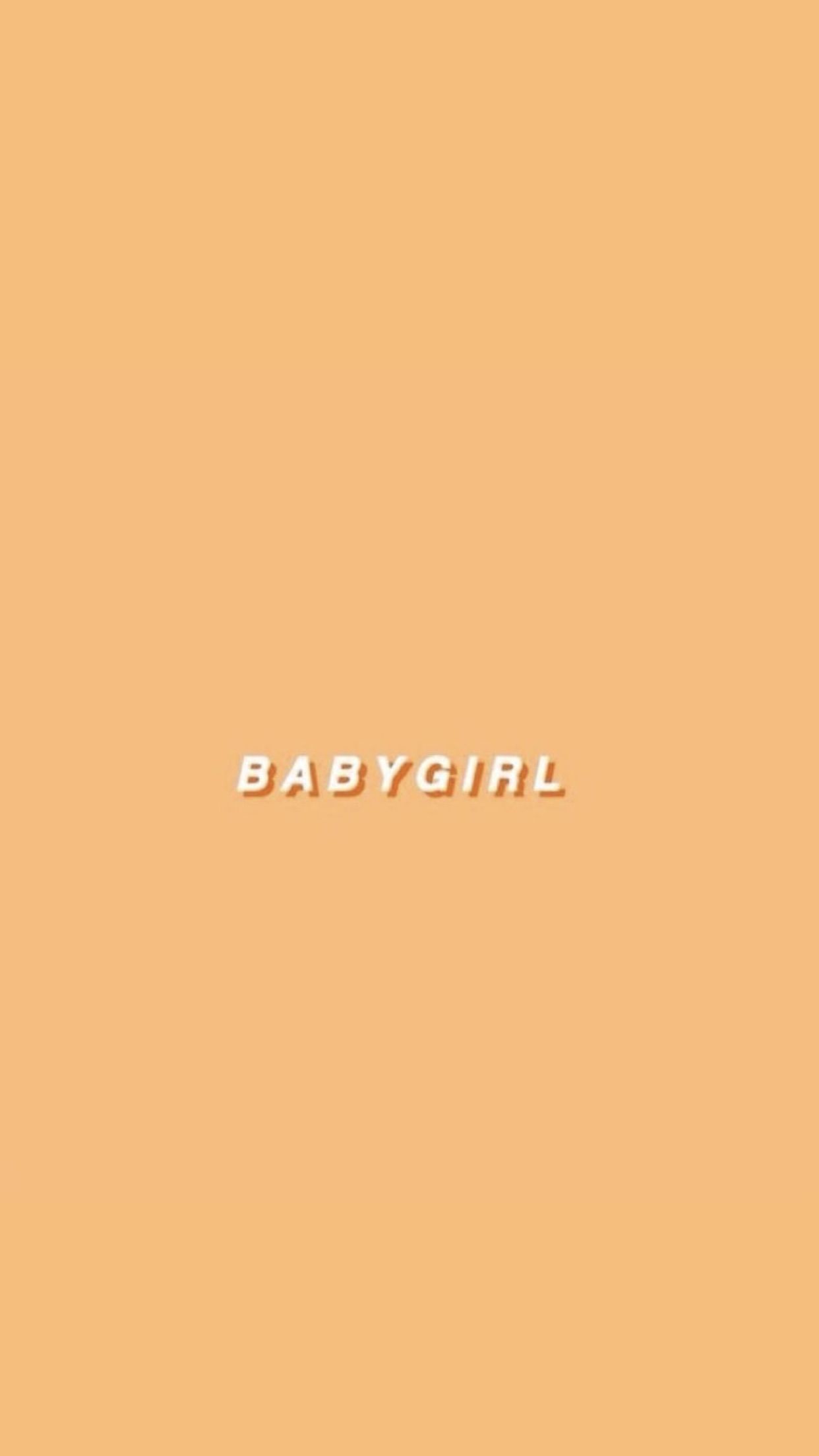 Aesthetic Wallpaper • Babygirl yellow aesthetic wallpaper • Wallpaper For You The Best Wallpaper For Desktop & Mobile