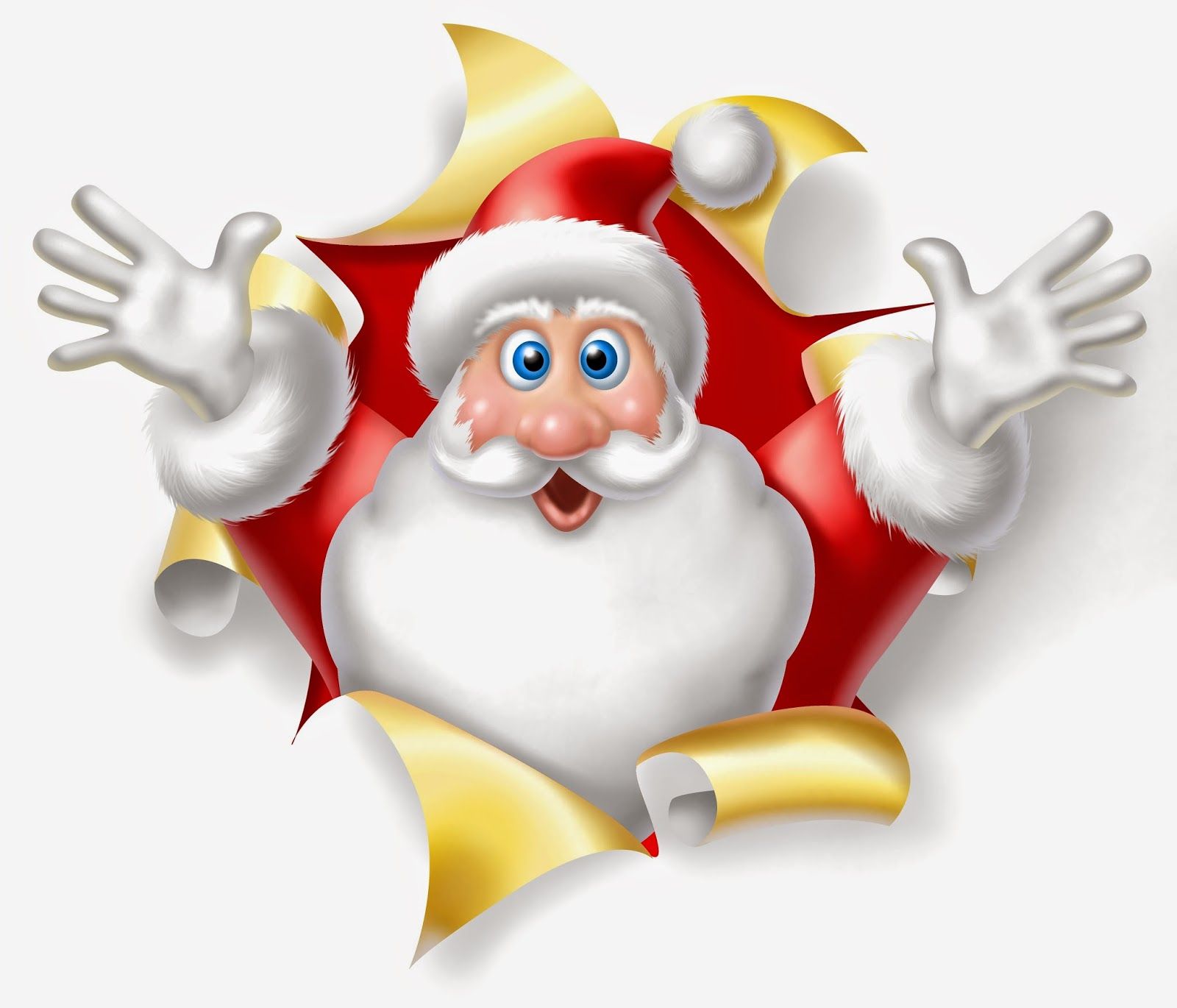 Funny Santa Claus Cartoon picture Christmas image for facebook