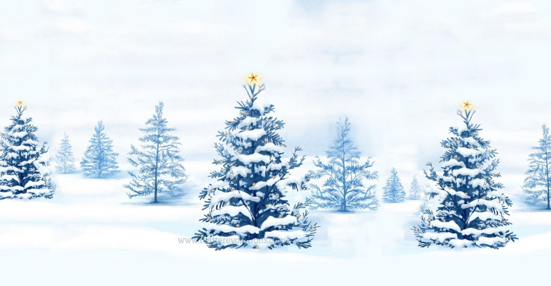 Snowy Winter Christmas Tree Wallpaper: Desktop HD Wallpaper Free Image, Picture, Photo on DailyHDWallpaper.com