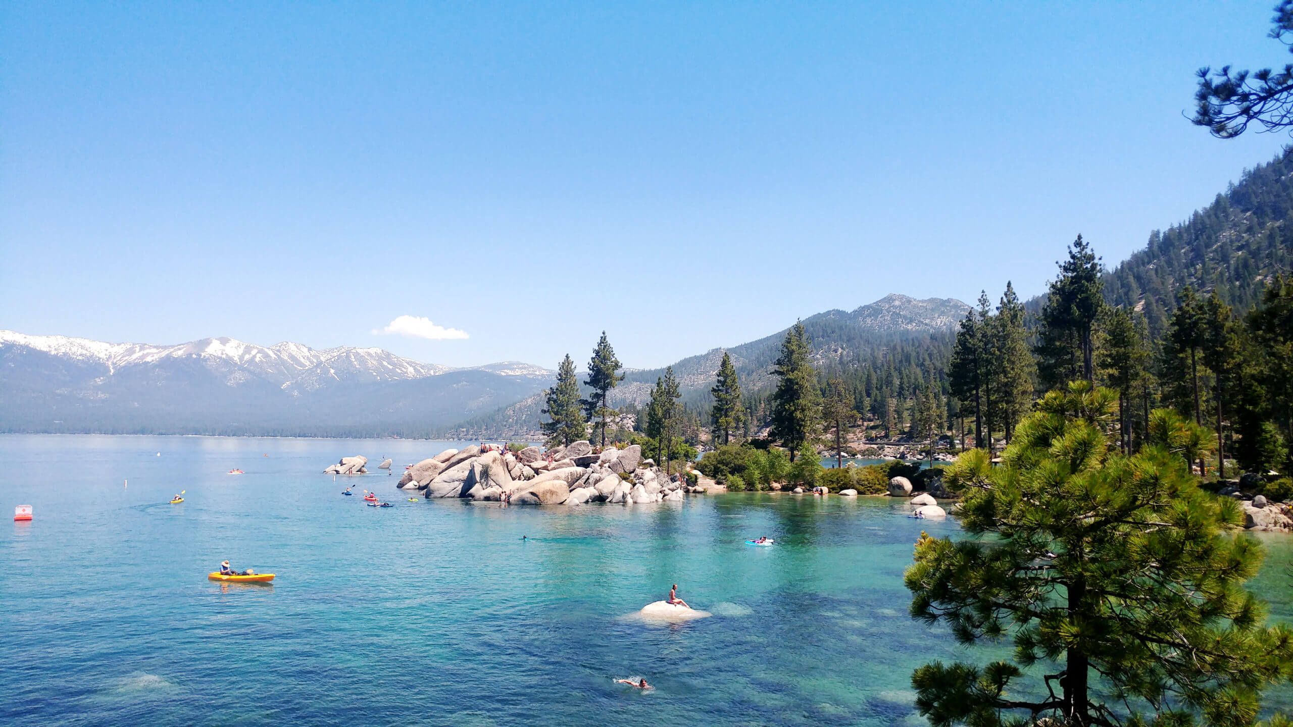 Lake Tahoe Nevada State Park. Where is Lake Tahoe