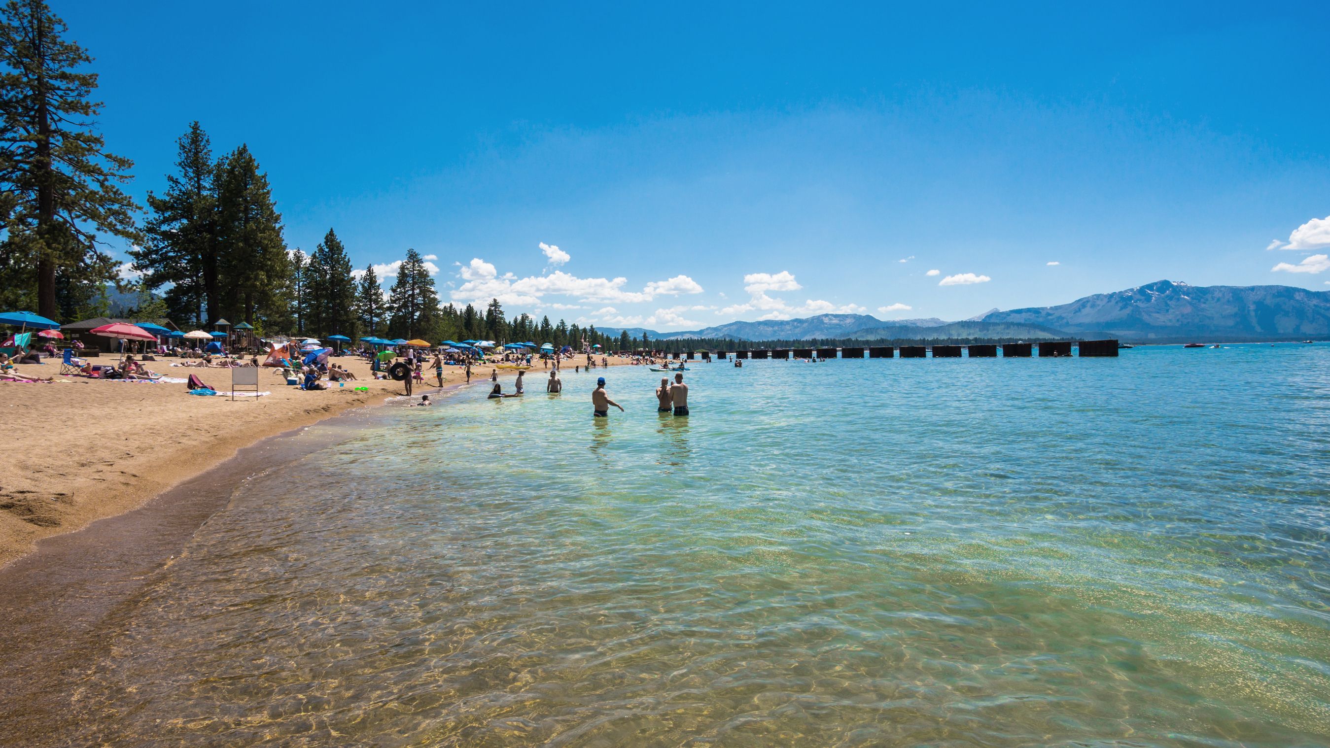 Lake Tahoe's best beaches in California and Nevada.