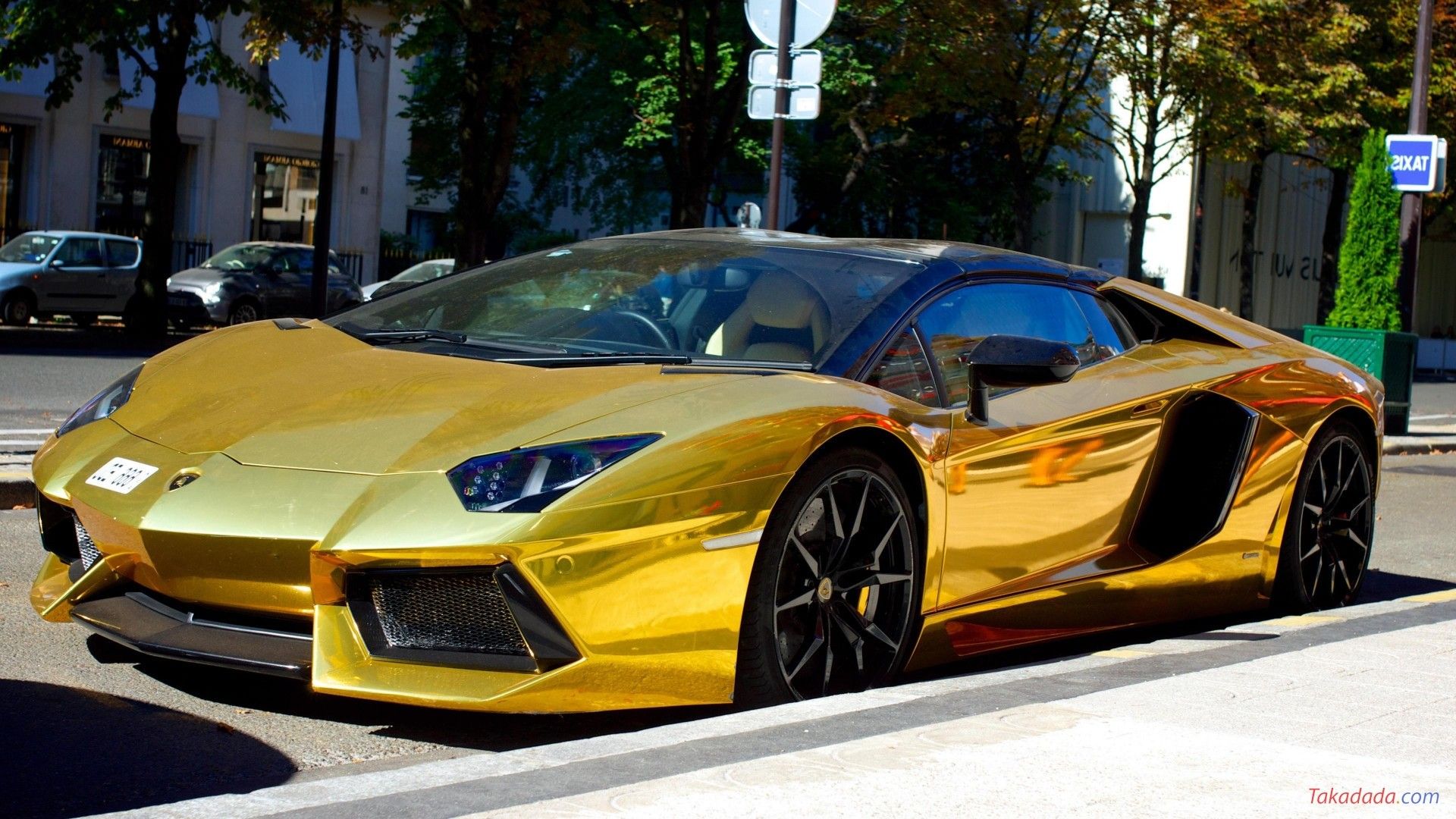 Gold Lamborghini Wallpaper
