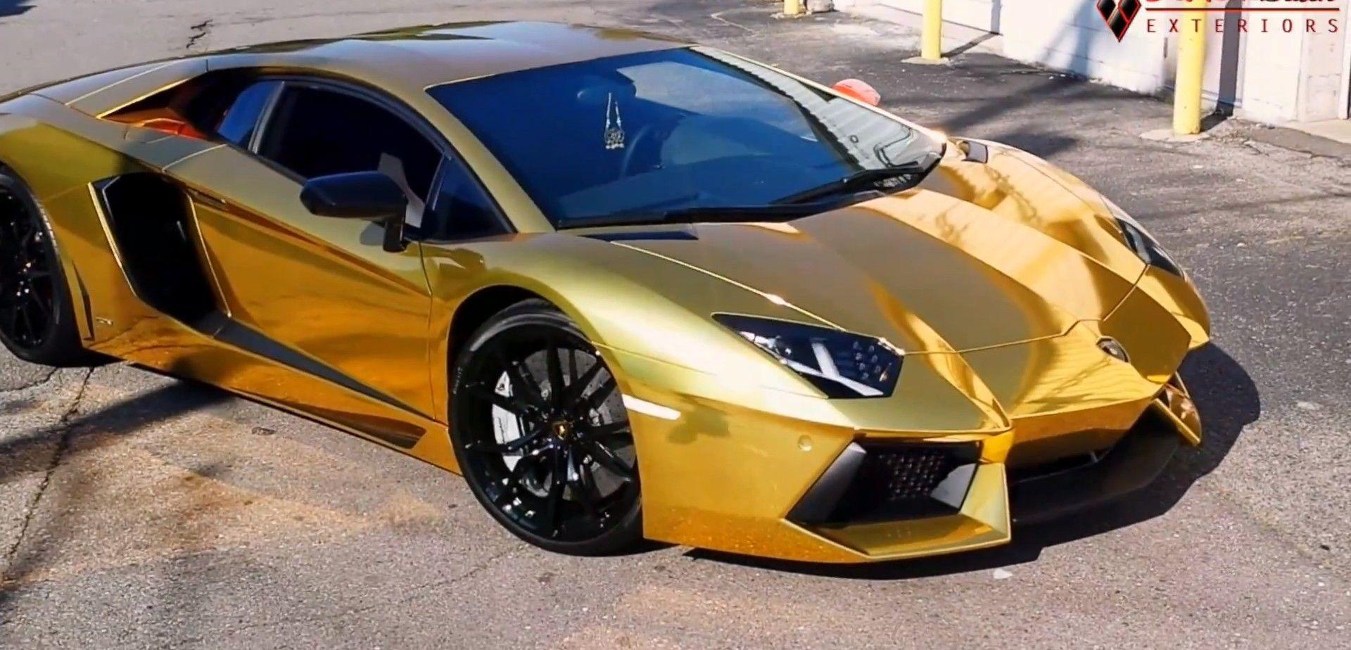 Gold Wallpaper Lamborghini Cars
