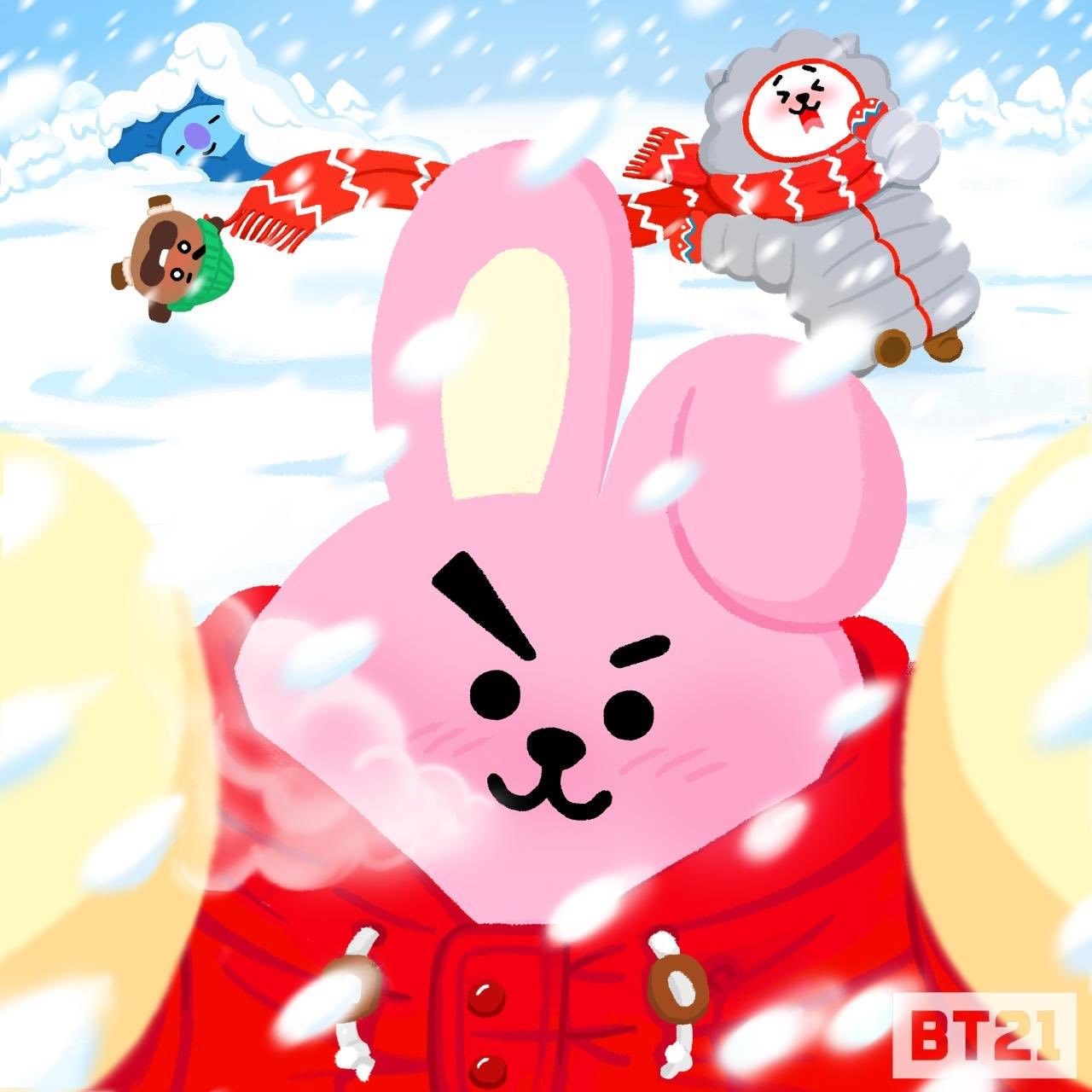 BT21.. Koya, Shooky, Tata, RJ, and Cooky. Bts fanart, Bts chibi, Bts wallpaper