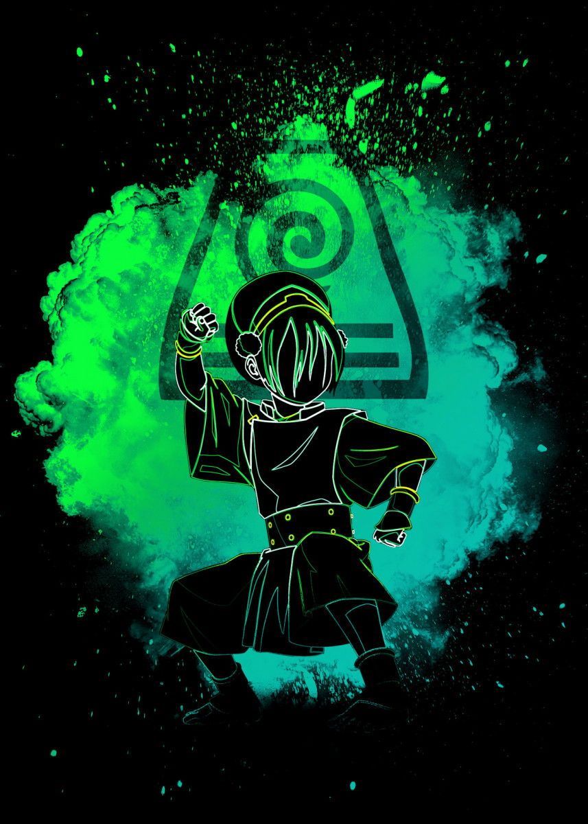 Soul of the Earthbender' Poster Print by Donnie. Displate. Avatar the last airbender art, Avatar cartoon, Avatar the last airbender