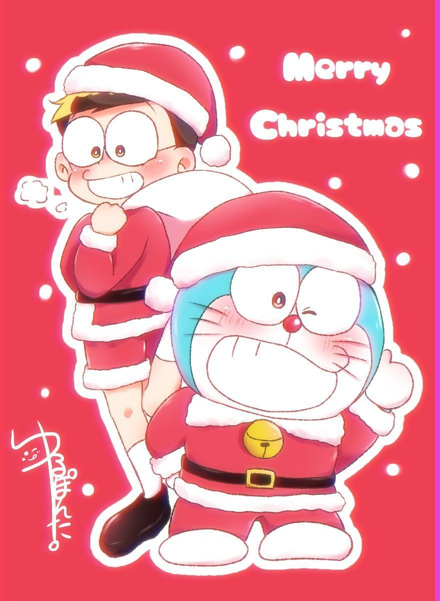 Christmas Doraemon Wallpapers - Wallpaper Cave