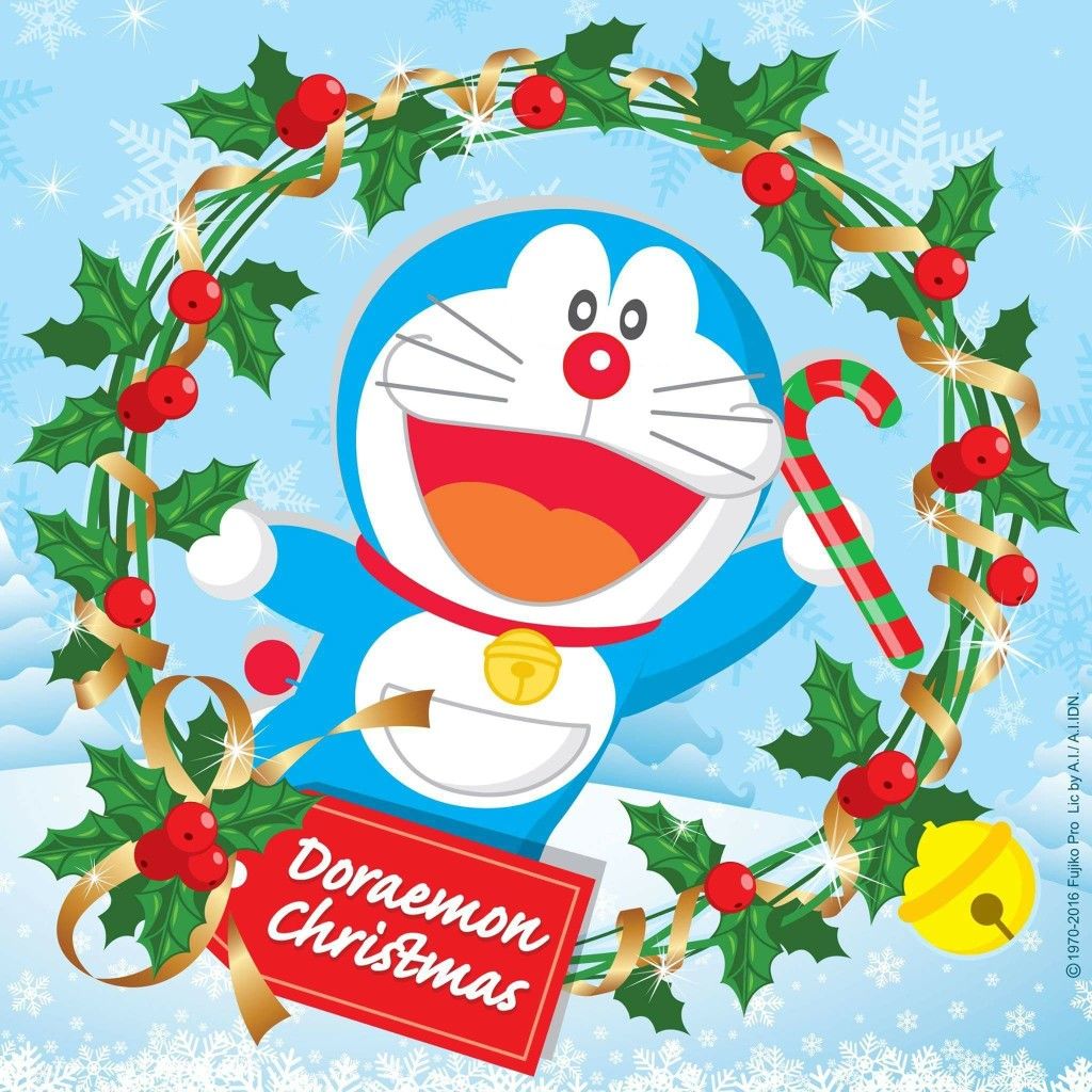  Christmas  Doraemon  Wallpapers Wallpaper Cave