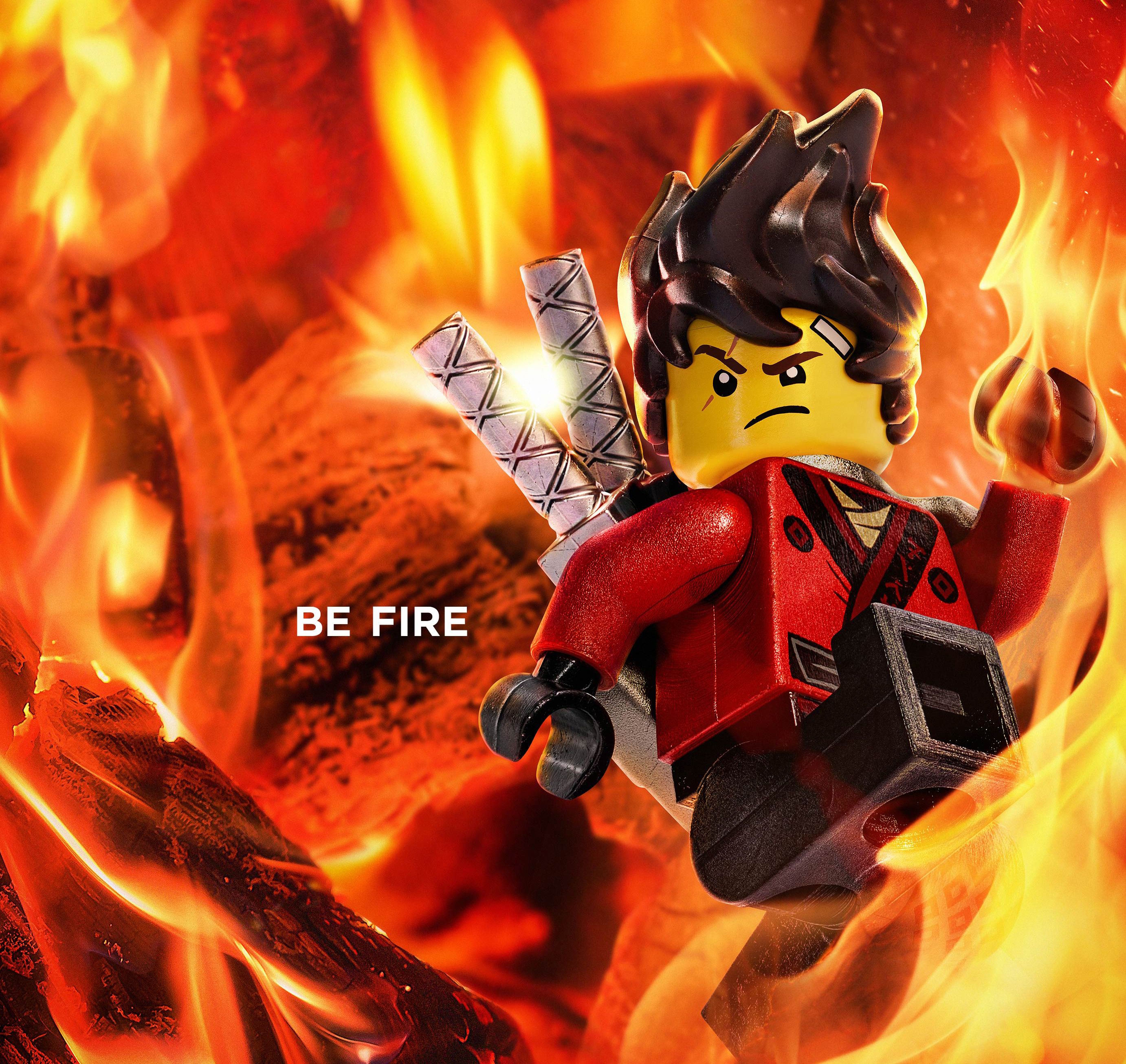 Lego Ninjago Movie Be Fire HD Wallpaper