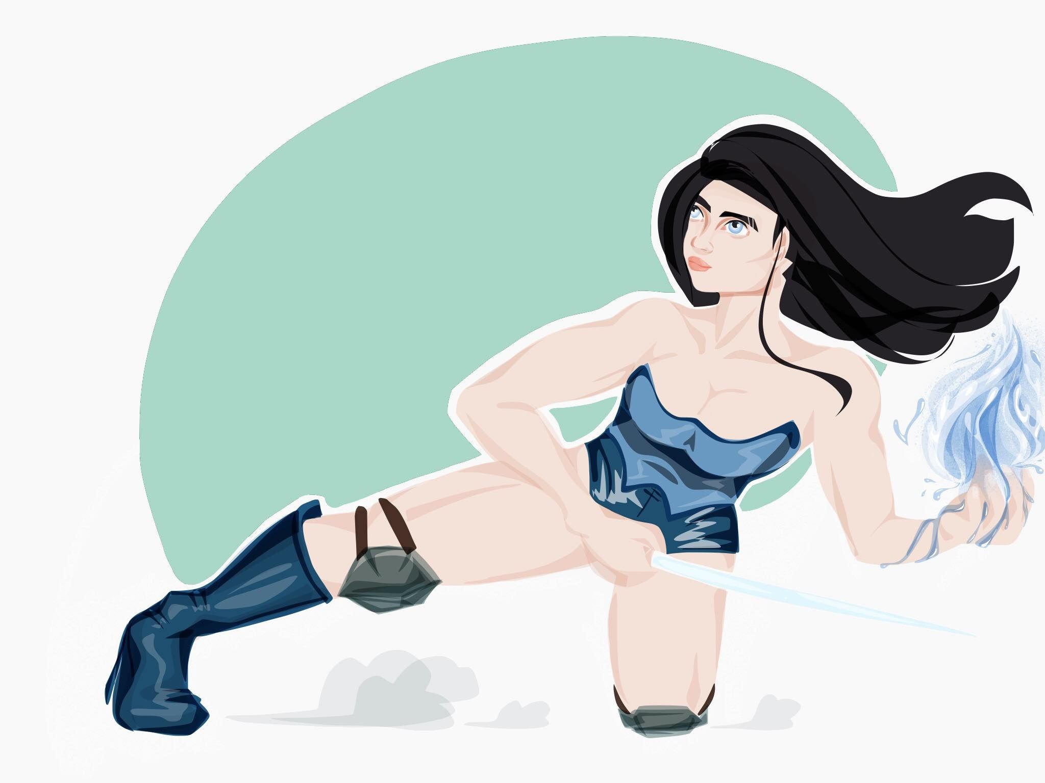 An Early Character Of Mine With Hydrokinesis Cryokinesis. Hope You Like It!