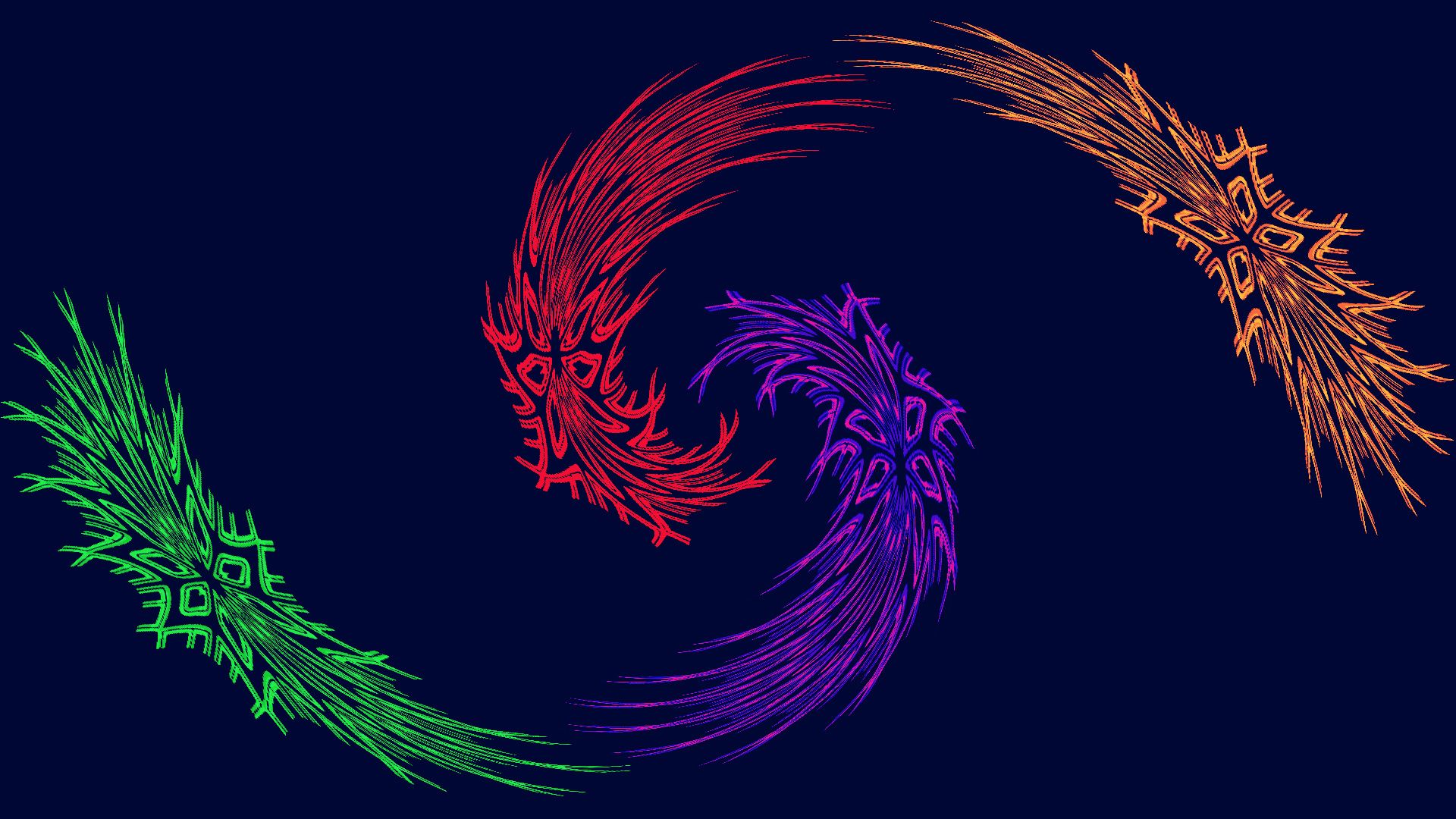 Artistic Red And Purple Colors Digital Art HD Abstract Wallpaper