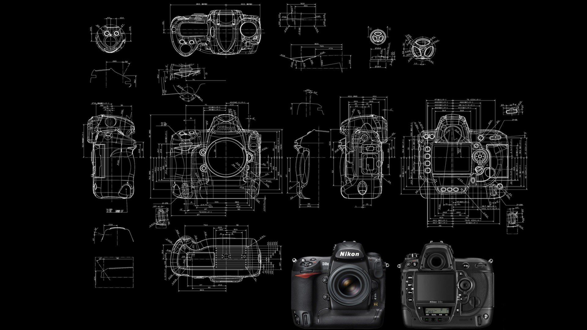diagrams, Schematic, Camera, Nikon HD Wallpaper / Desktop and Mobile Image & Photo