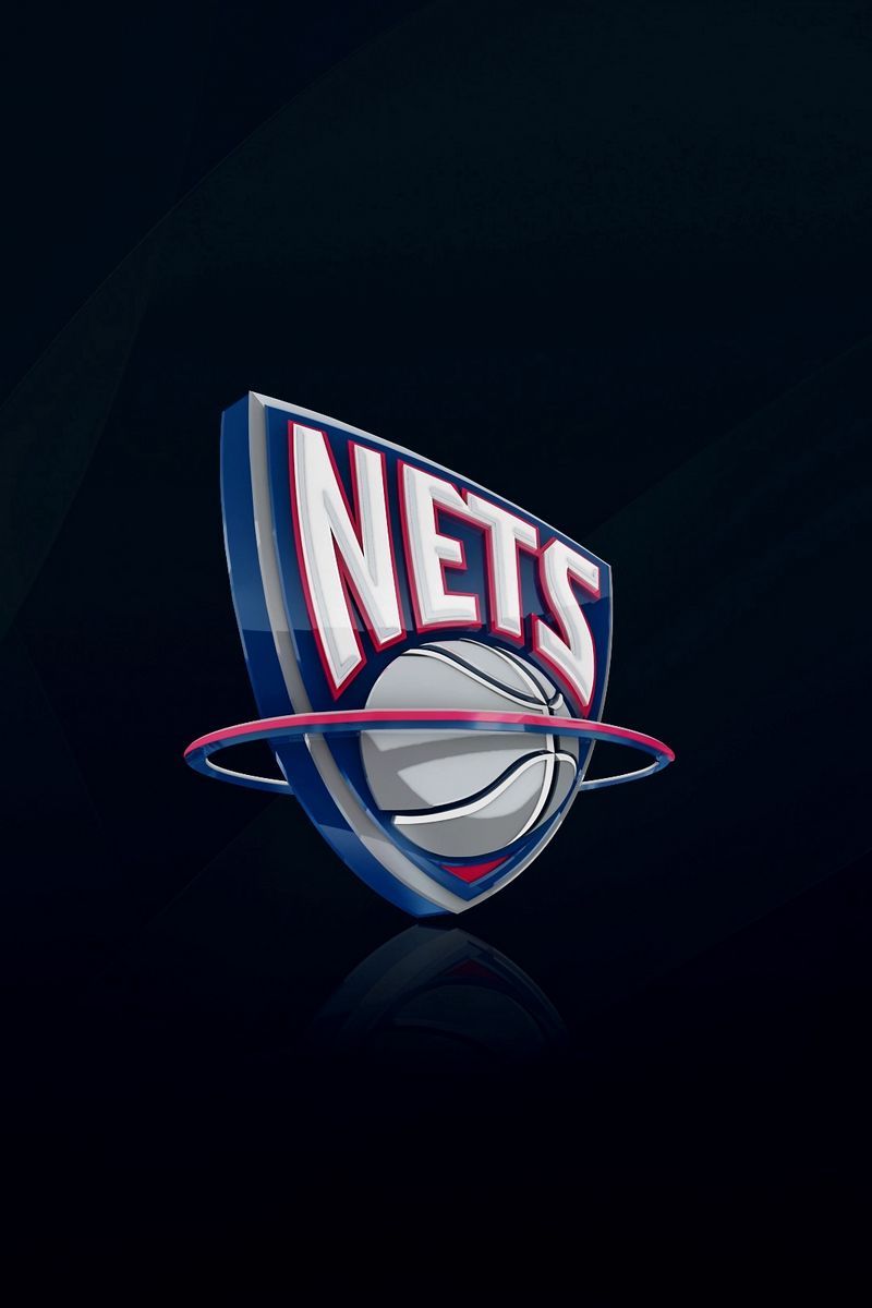 Download Wallpaper 800x1200 New Jersey Nets, Nba, Basketball, Logo Iphone 4s 4 For Parallax HD Background