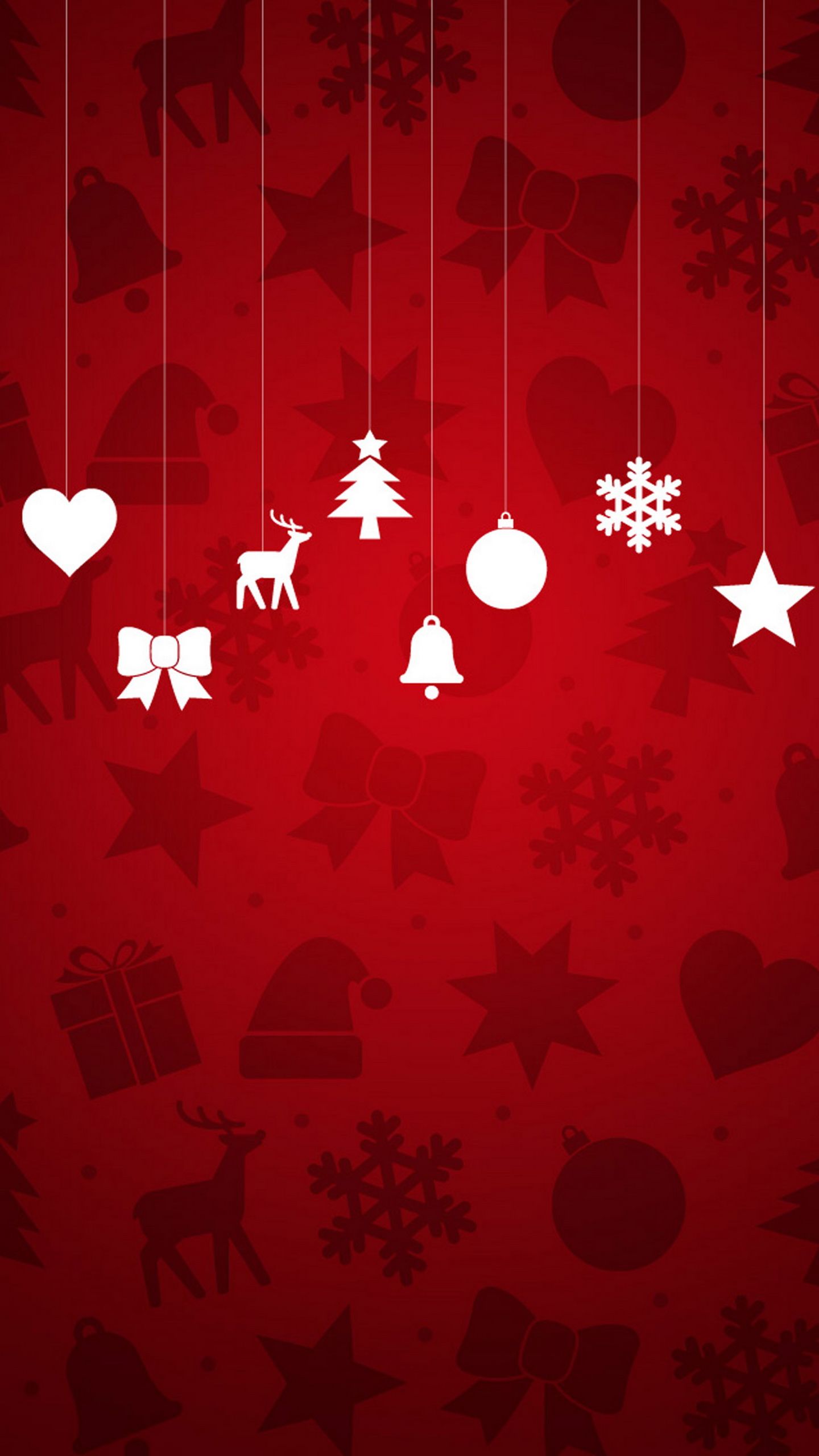 Red Christmas Aesthetic Wallpapers - Wallpaper Cave