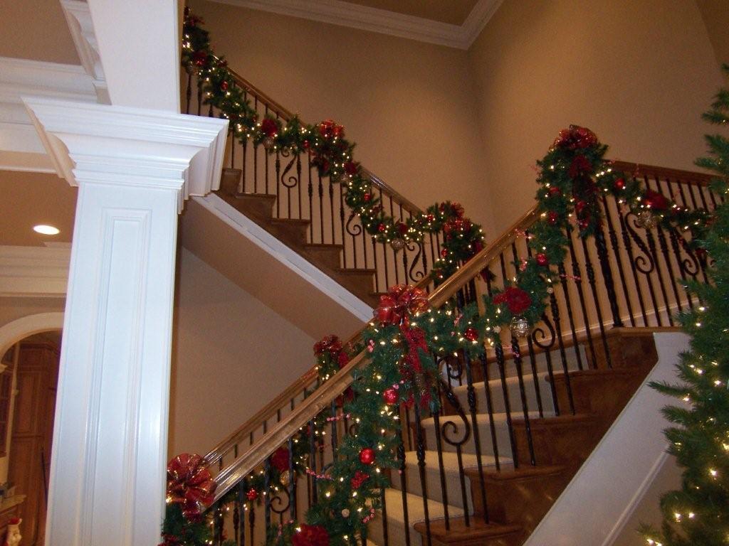 Christmas Light Staircase Wallpapers Wallpaper Cave