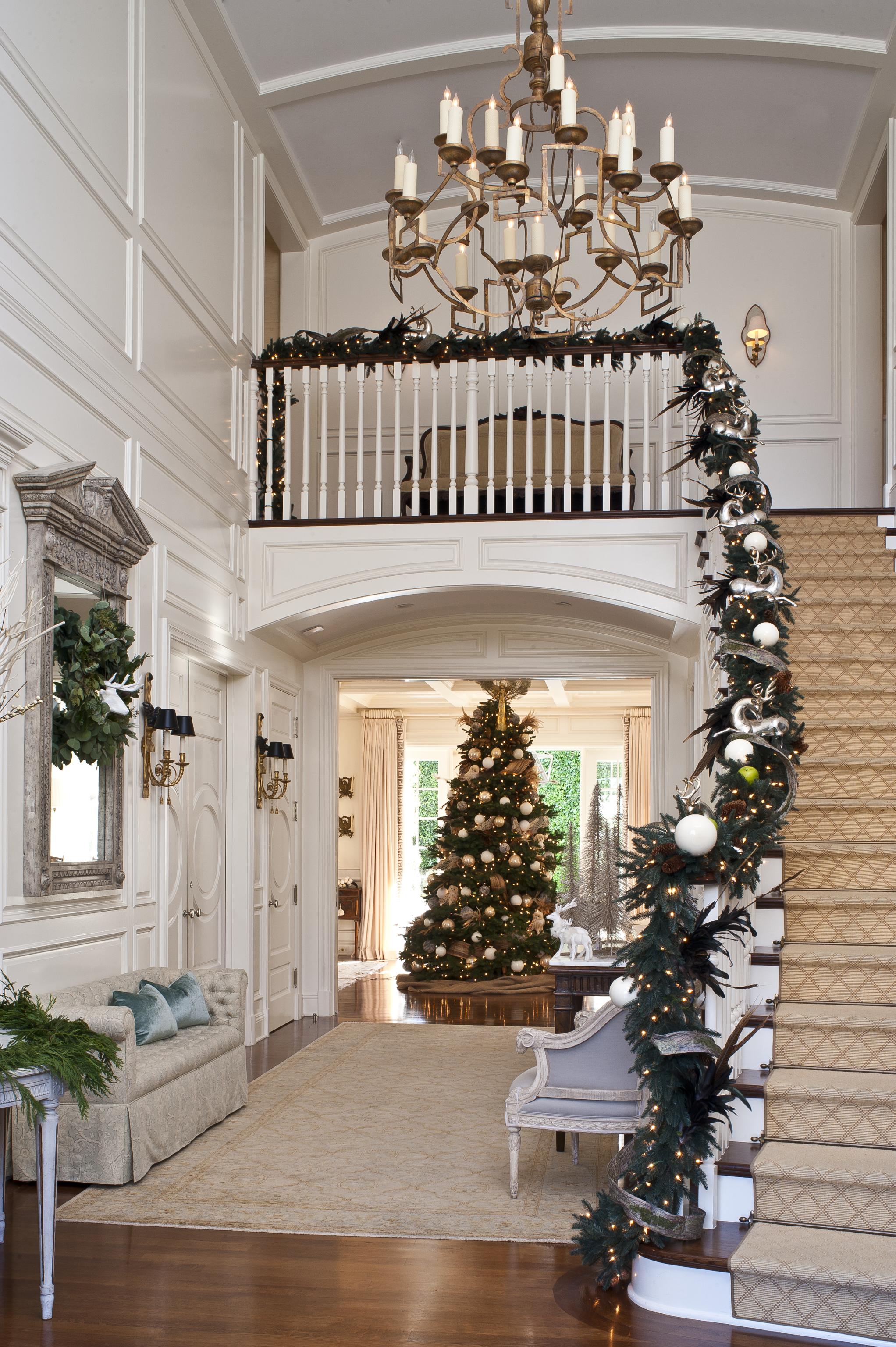 Top Christmas Staircase Decorations Celebration about Christmas